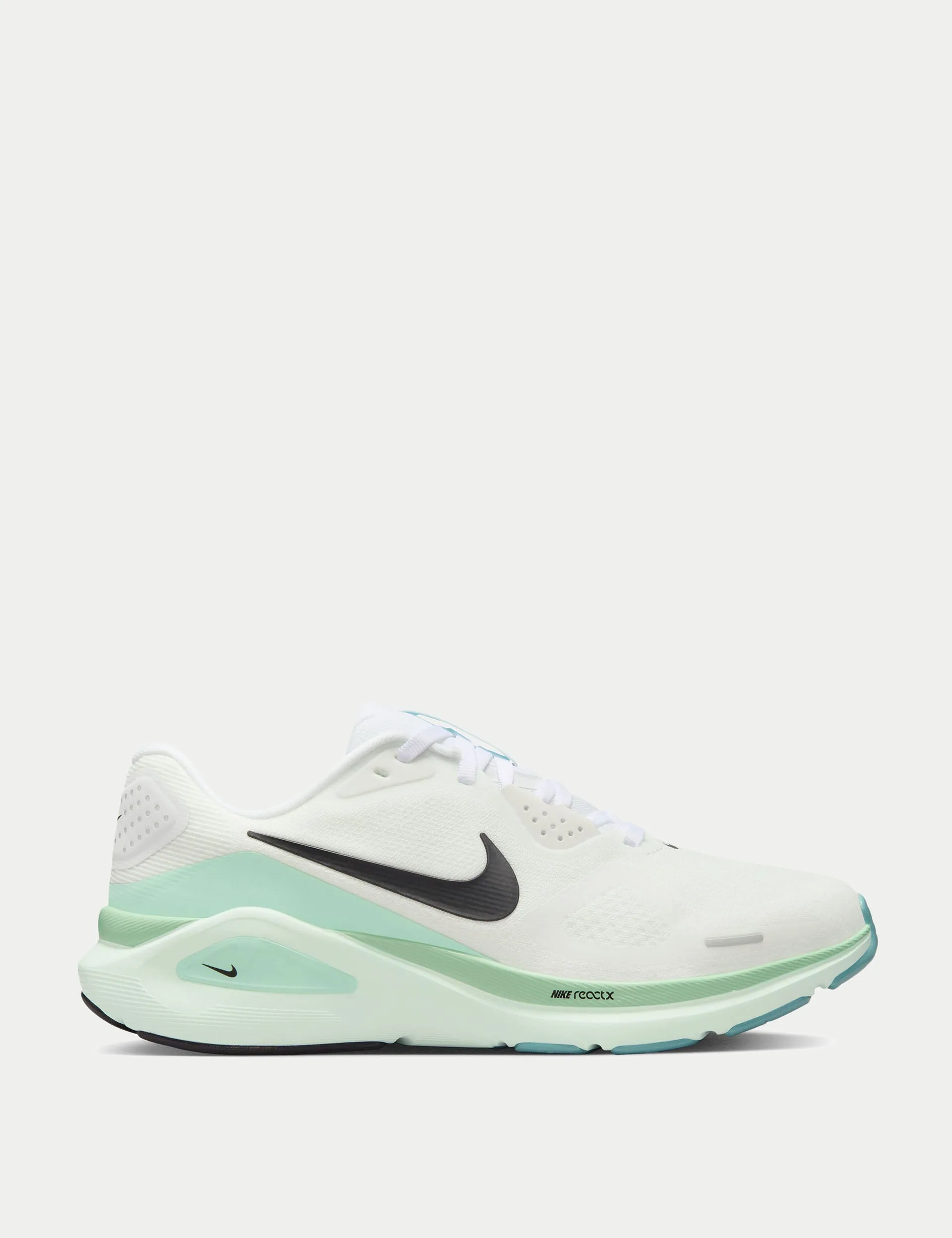 uneven - terrain running shoes Structure 26 Shoes - White/Black/Barely Green/Mint Foam