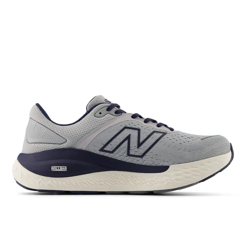 Fresh Foam X 1540v4 - Aluminum Grey with NB Navy - Men's outdoor running footgear running in a stadium shoes
