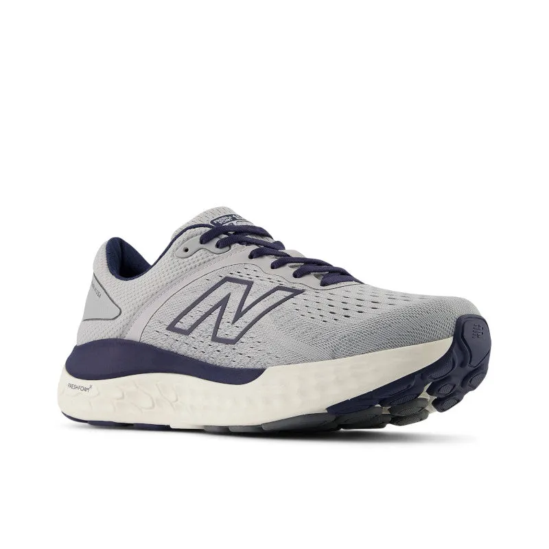 running shoes for sports enthusiasts Sunny running comfort Fresh Foam X 1540v4 - Aluminum Grey with NB Navy - Men's