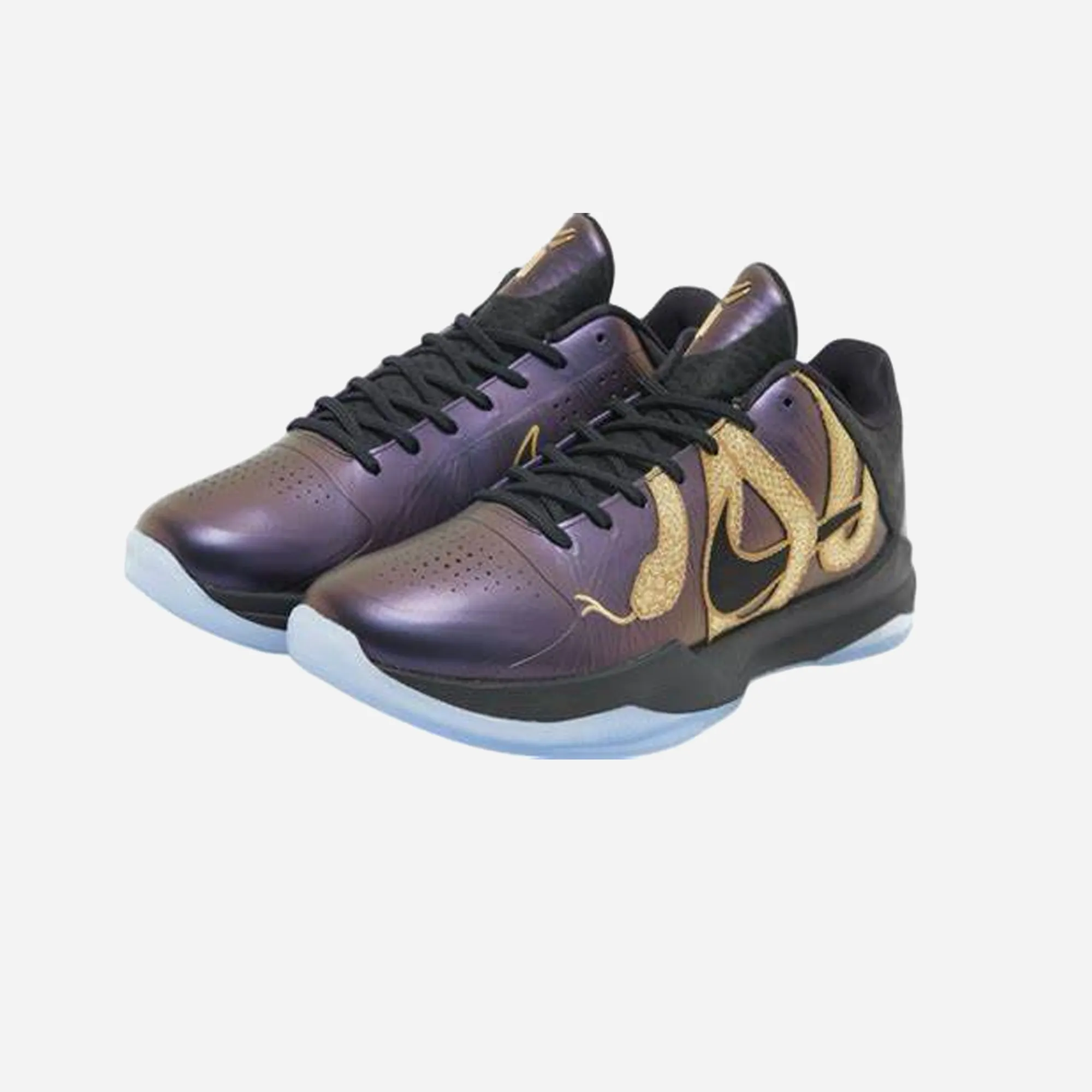 Nike Kobe 5 Protro Year of the Mamba Eggplant Odor Resistant Material Trend-setting wear