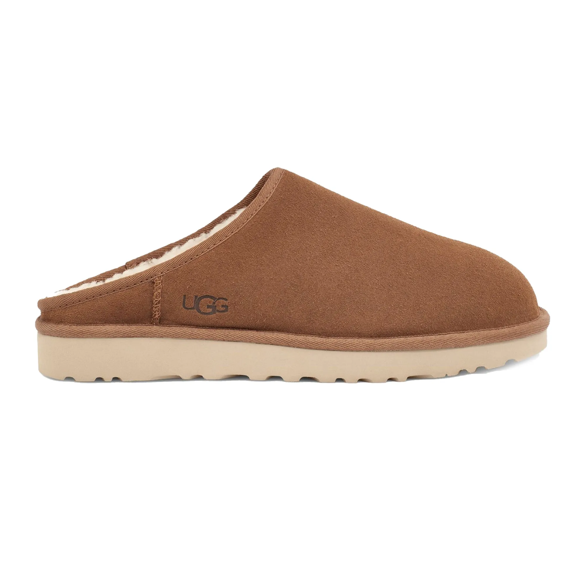 UGG Classic Slip-On 'Chestnut' Flat Sole Suede