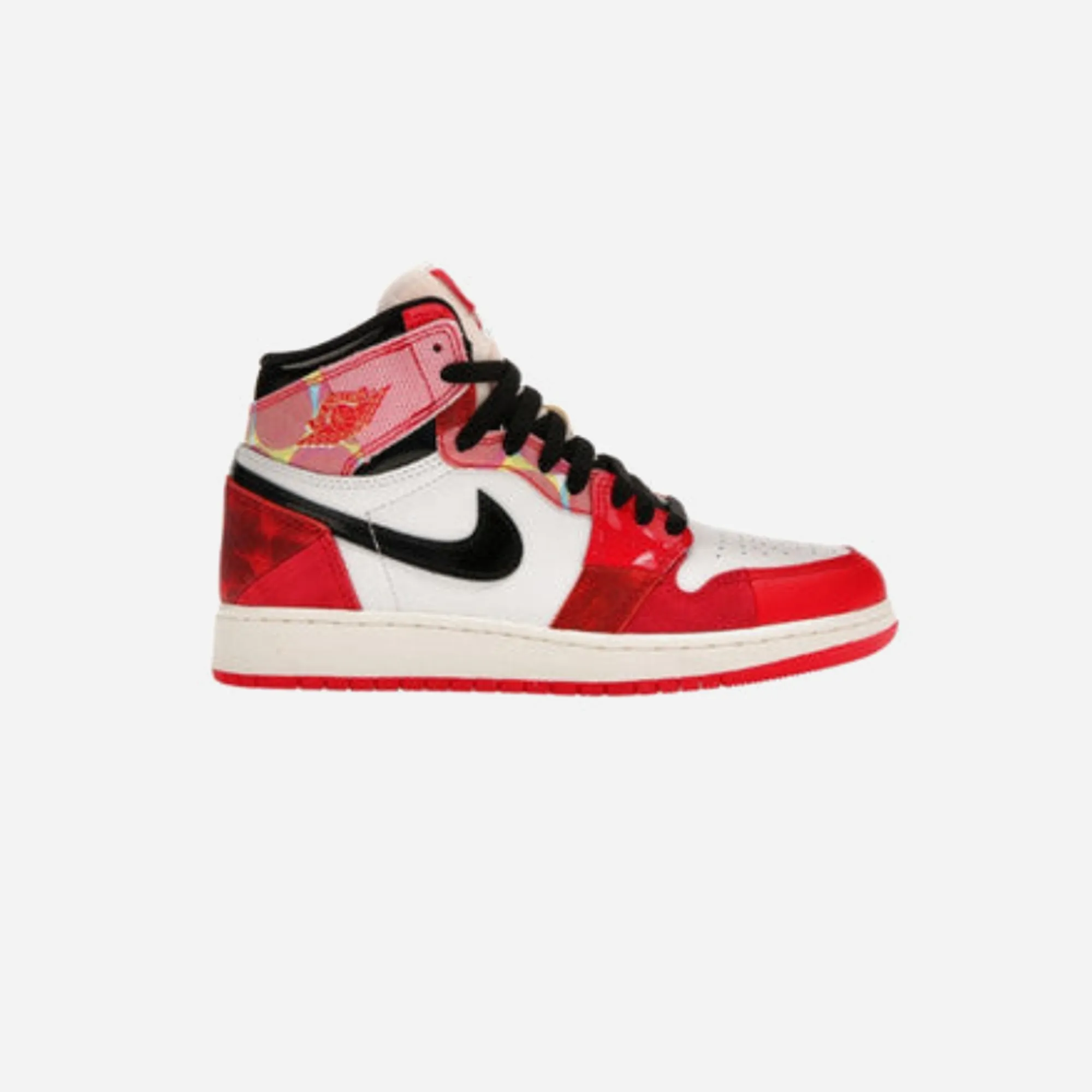 Adjustable Laces Nike Air Jordan 1 Retro High OG Spider-Man Across The Spider-Verse (GS)