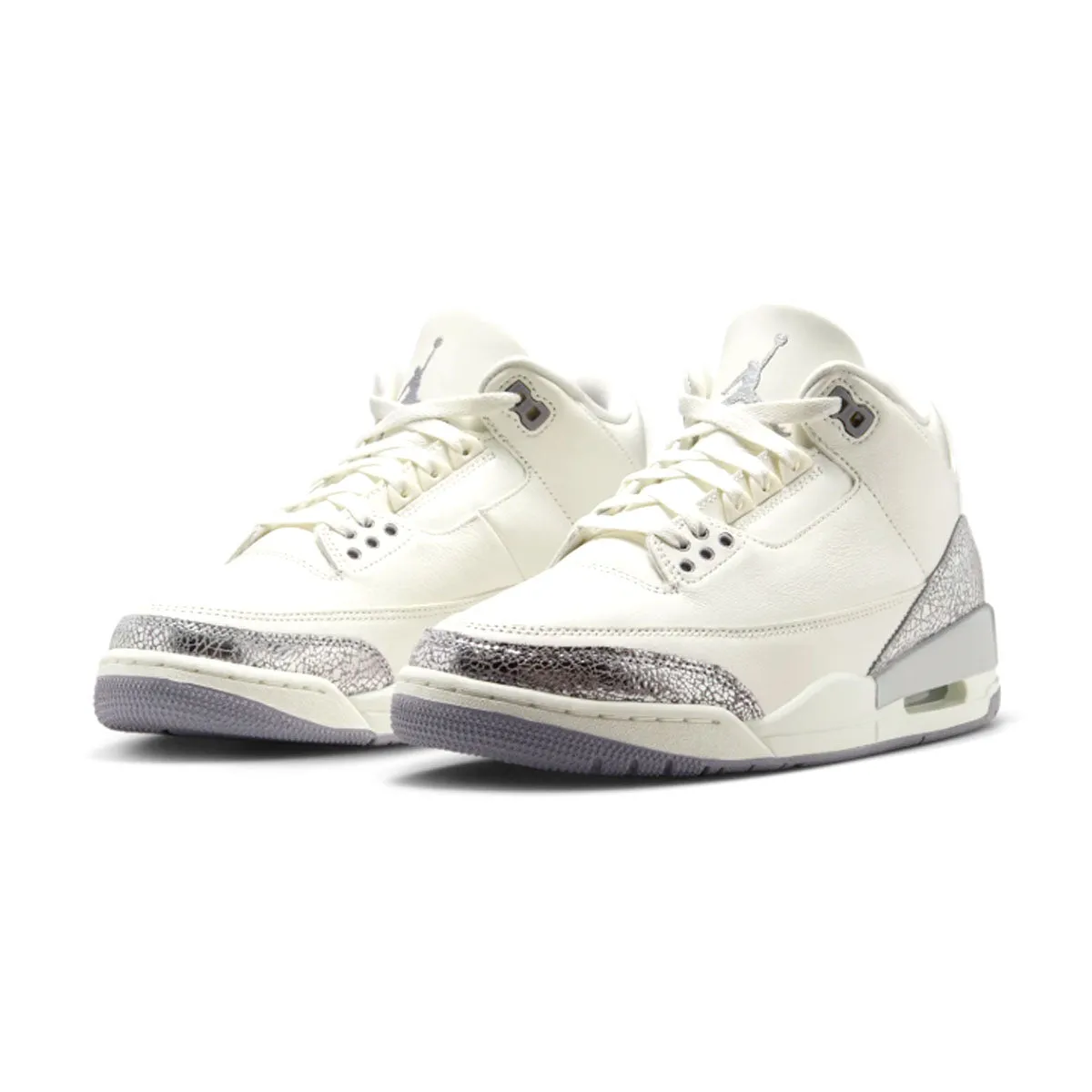 Wmns Air Jordan 3 Retro 'Sail Cement Grey' Comfort Walk Mix Hue