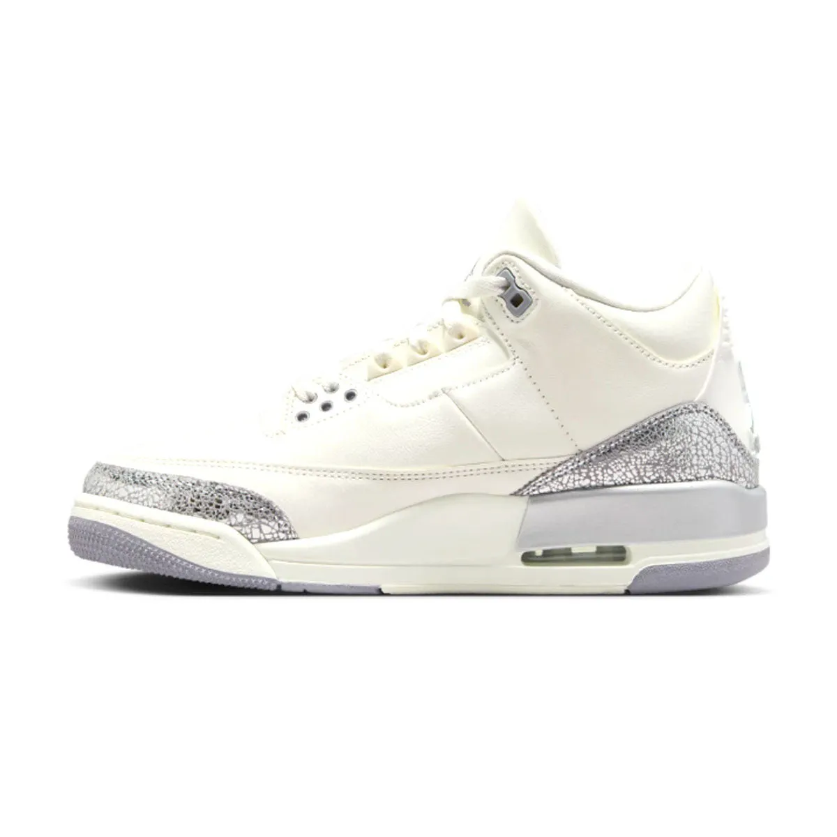 Virtual Step Wmns Air Jordan 3 Retro 'Sail Cement Grey'
