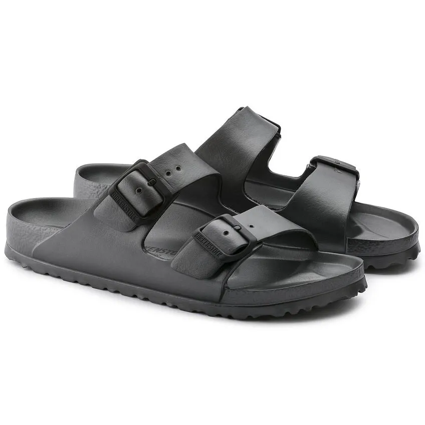 ARIZONA EVA - REGULAR/WIDE - METALLIC ANTHROCITE Easy Travel Beach Sandals for Men