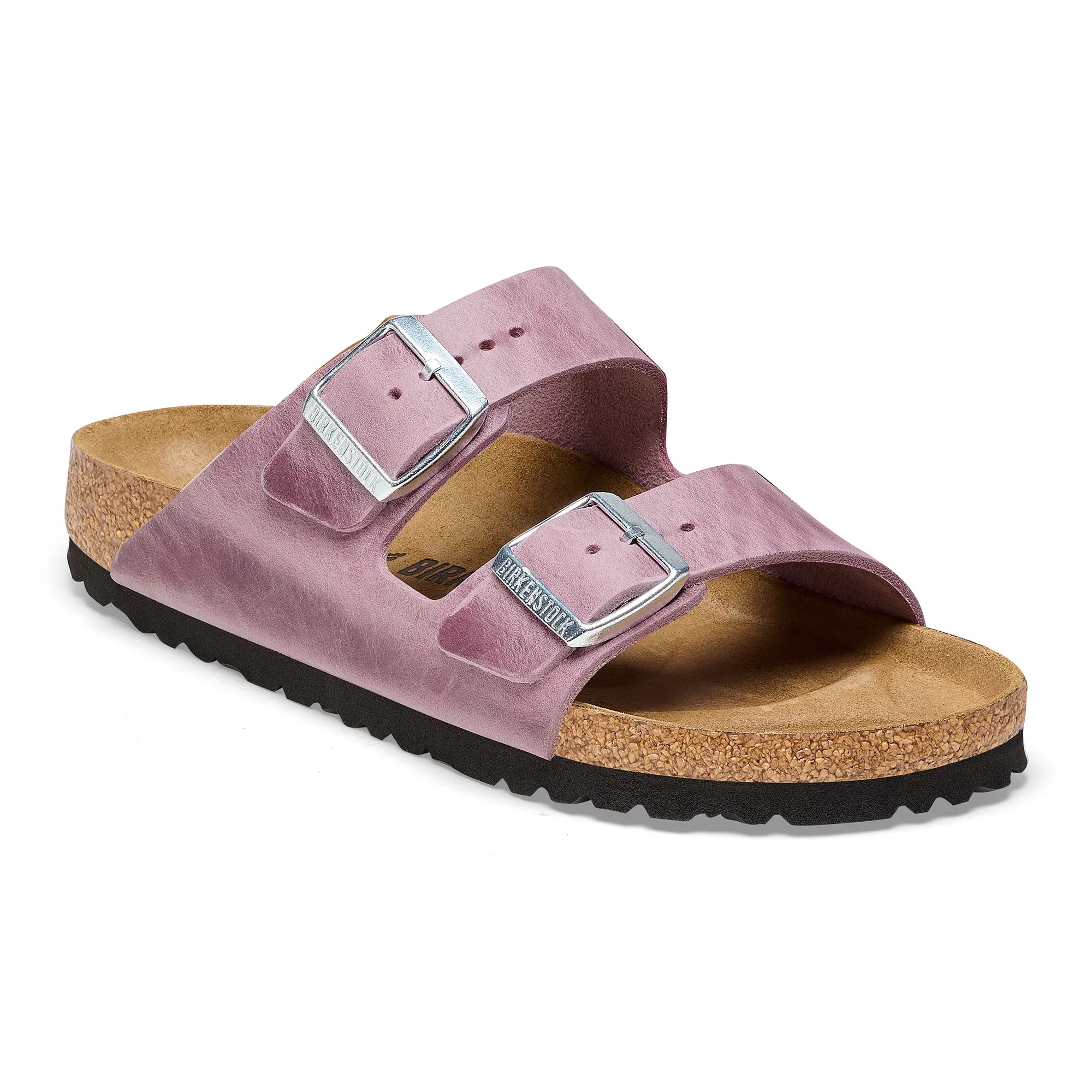 Light Straps All-Weather Footwear ARIZONA SOFT FOOTBED OILED LEATHER LTD - DUSTY LAVENDER