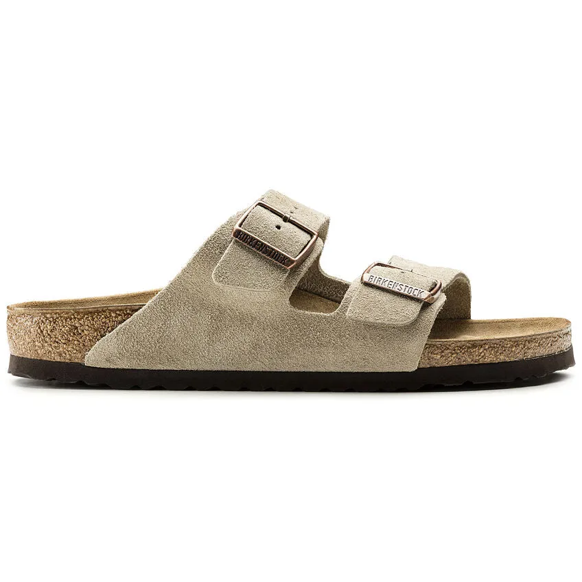 ARIZONA SUEDE - MEDIUM/NARROW - TAUPE Toe Post Walking support