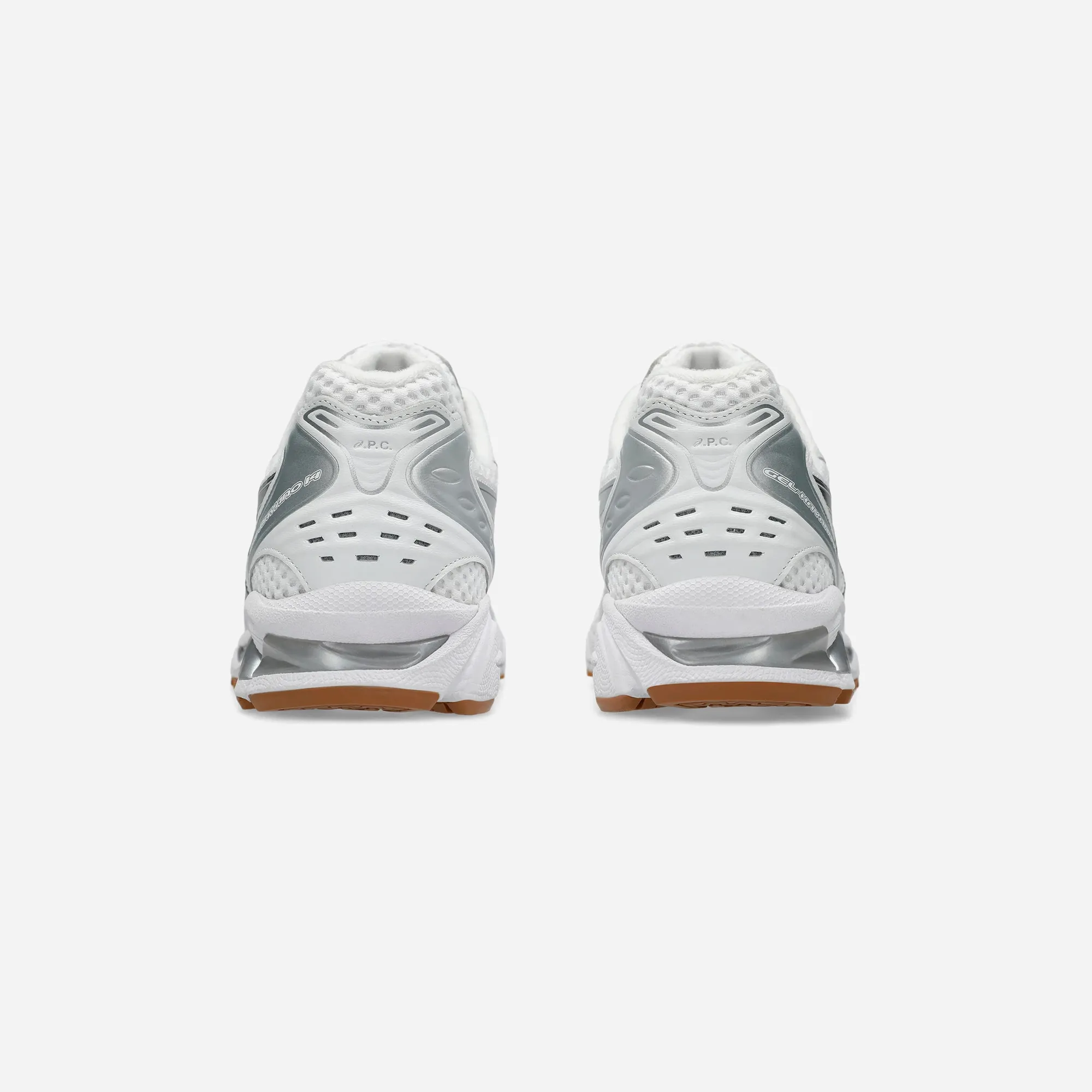 Light Arch ASICS Gel-Kayano 14 A.P.C. White Pure Silver