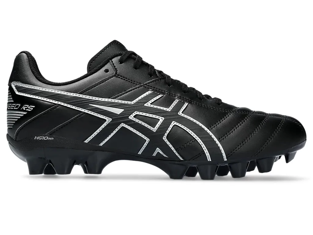 Asics Men's Lethal Speed Black/White Football Boots Center Control Mesh Tongue