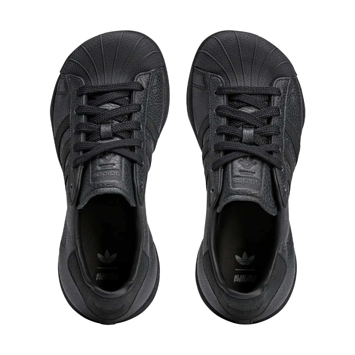 Durable outsole Desert Path   Avavav Superstar Modified 'Core Black'