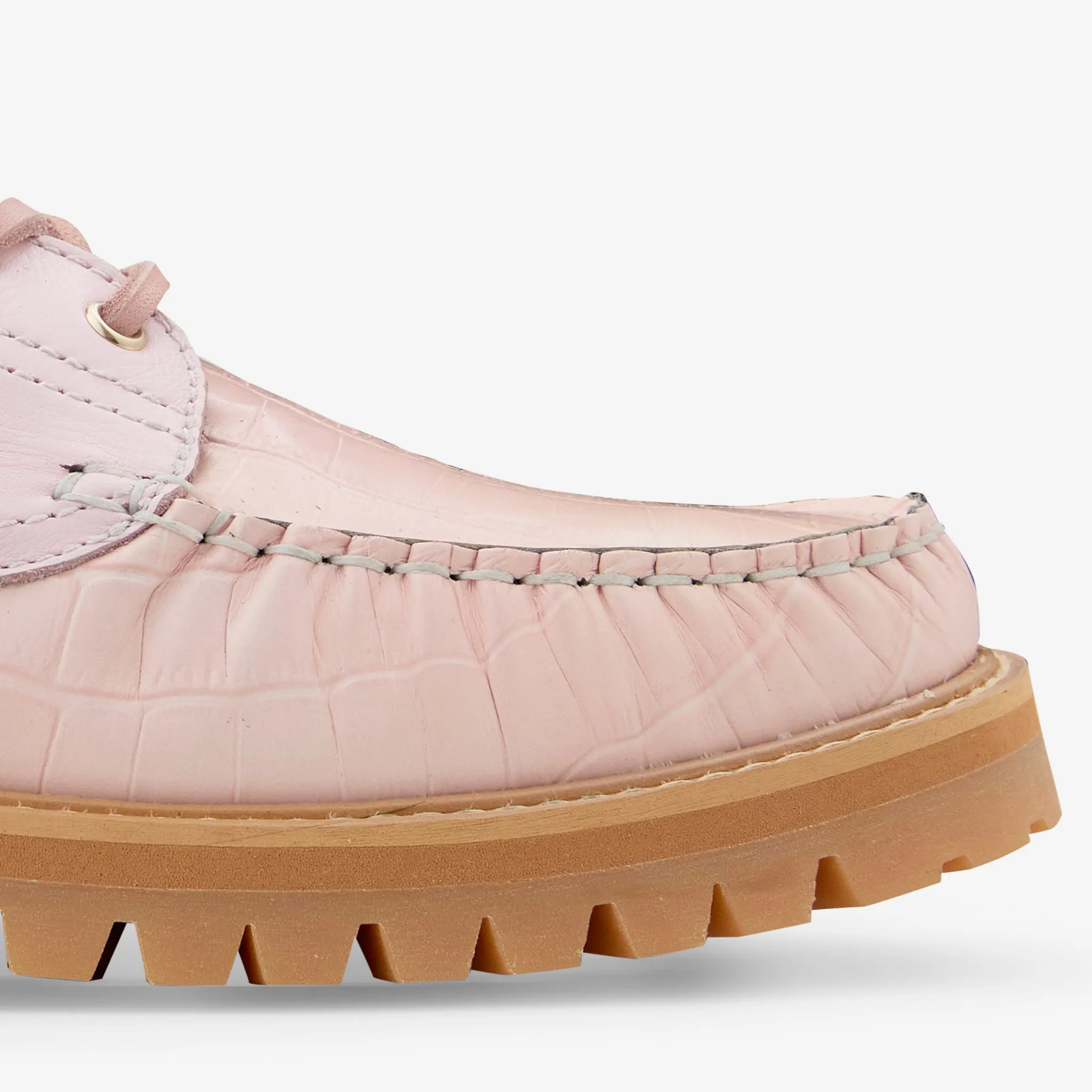 Vine Hike Aztec Two-Tone Boat Shoe Pink