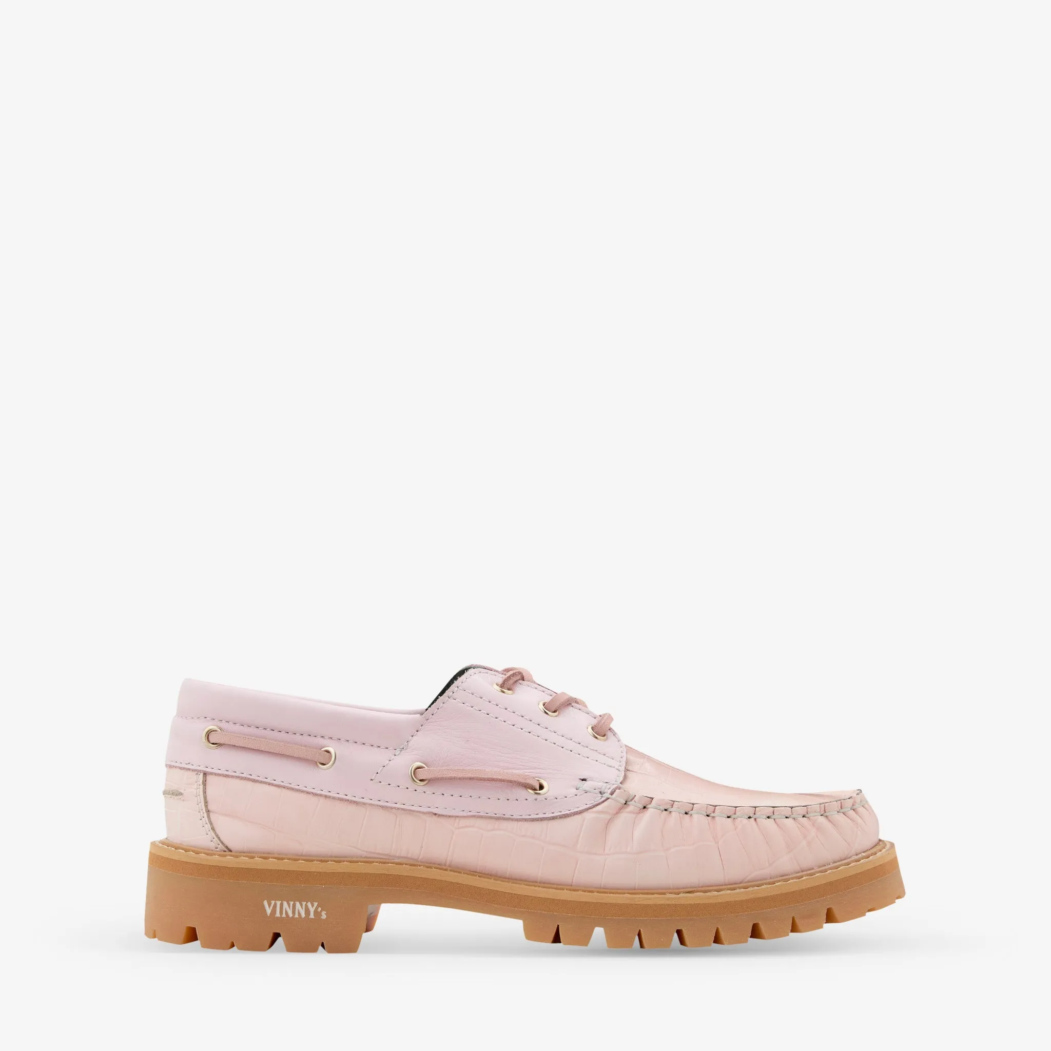 Aztec Two-Tone Boat Shoe Pink Versatile Step