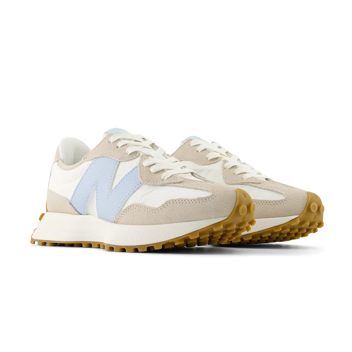 Wmns 327 'Sea Salt Light Chrome Blue' Cushioned Base Work Commute Sweat Resistant Gym Workout