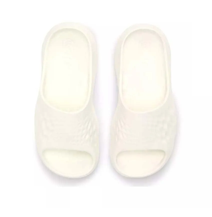 Fresh Foam MRSHN Slide 'Paper White' Spanish Bold Durable Build Airport Travel