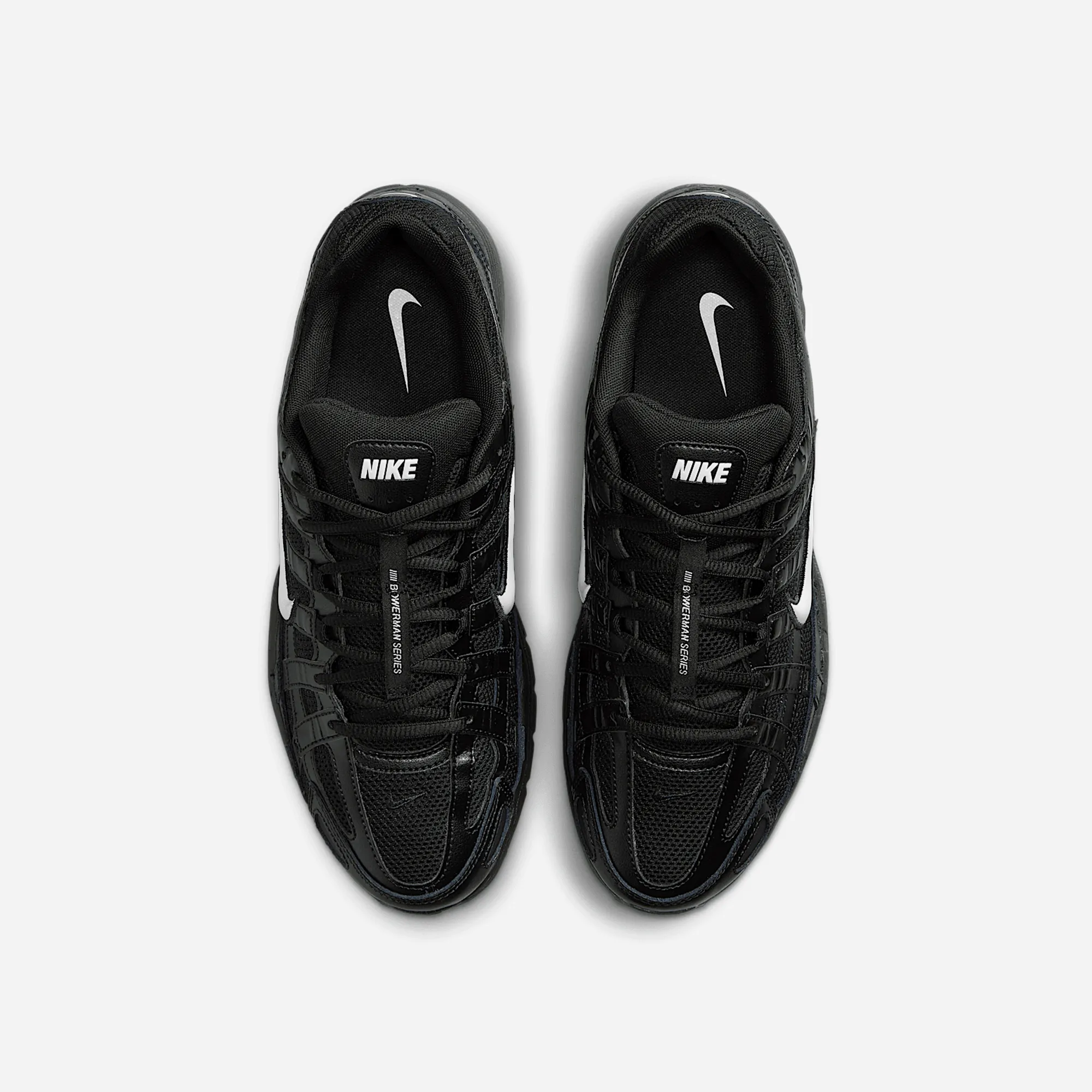 Nike P-6000 Black White Stylish Stripes Recycled Material Options