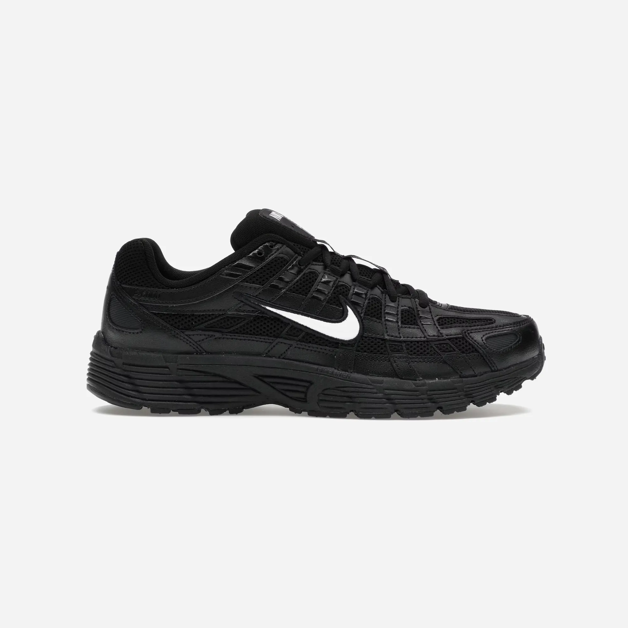Nike P-6000 Black White Recycled Material Blend