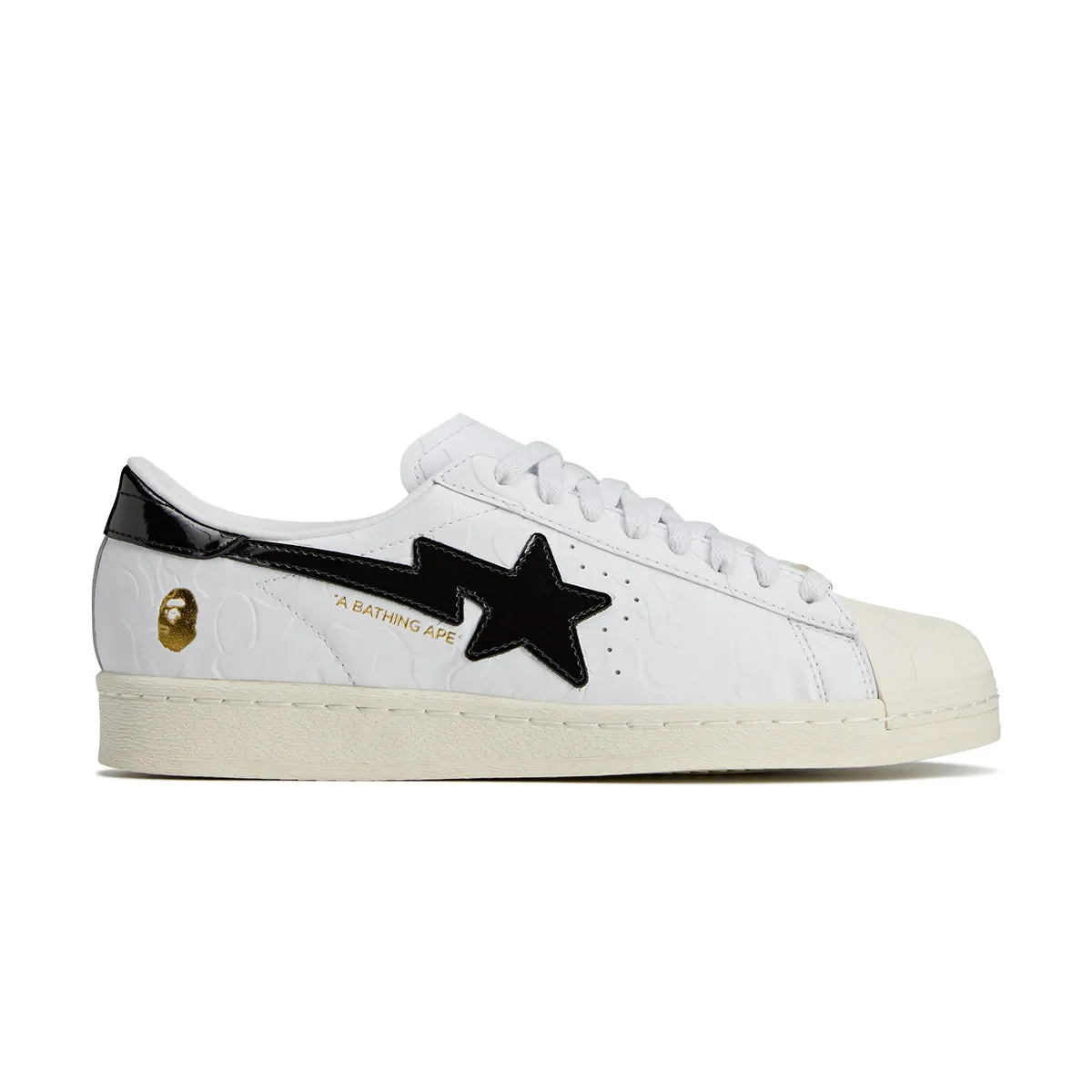 Tech Glow Comfort Grip   BAPE Superstar Vintage 'White Black'