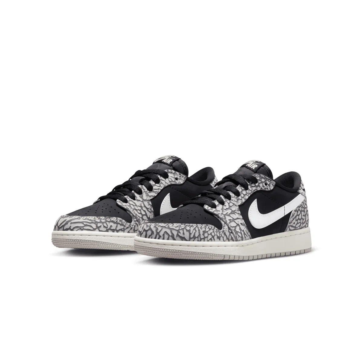 Stride Easy Kid's Air Jordan 1 Retro Low OG 'Black Elephant'