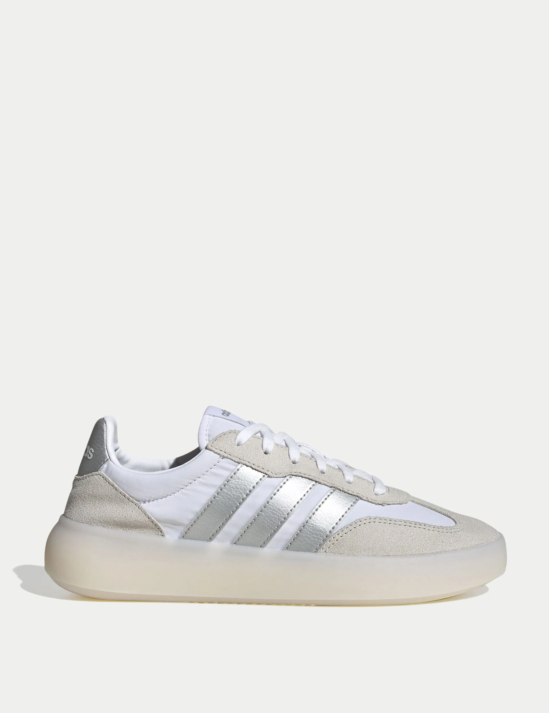 On Feet Barreda Decode Shoes - Cloud White/Matte Silver/Grey One