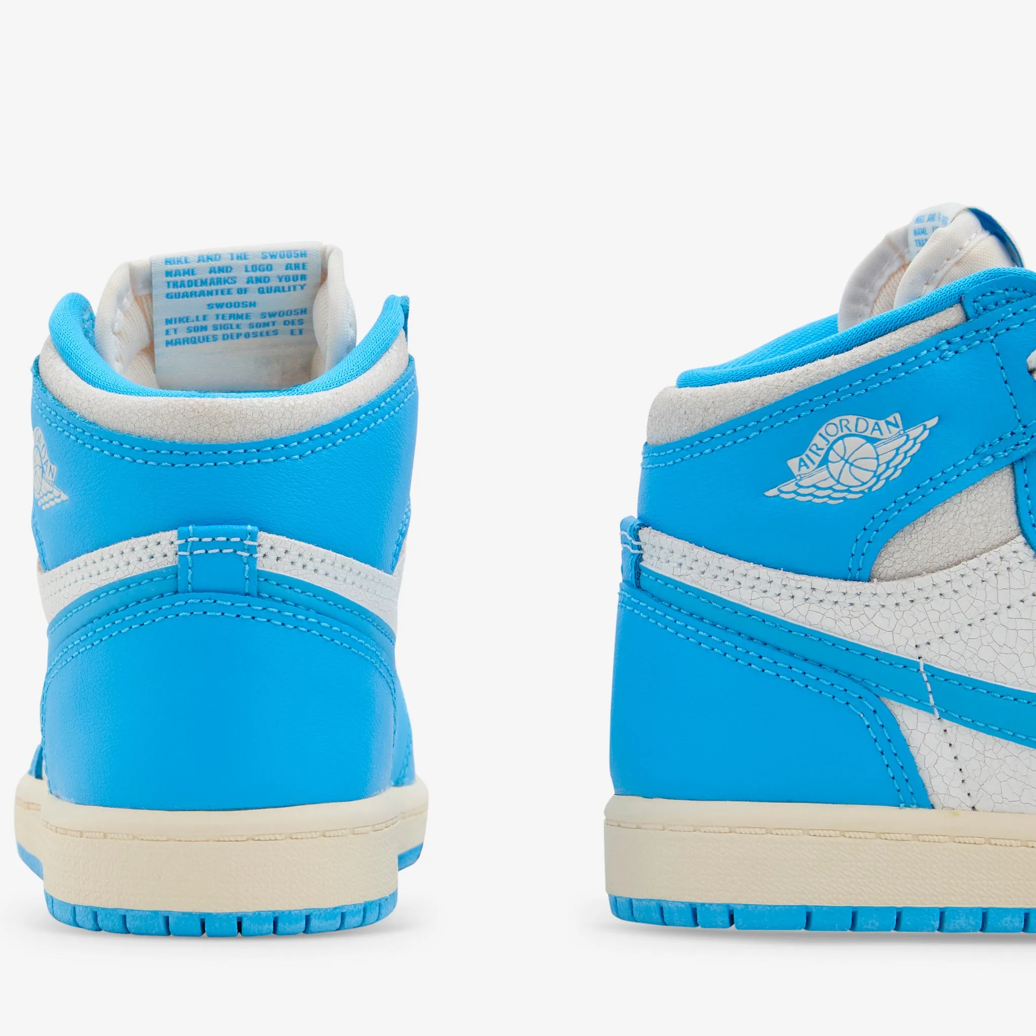 Dynamic Use Outdoor Adventure Pre-School Air Jordan 1 Retro High OG 'UNC Reimagined' Dark Powder Blue | Dark Powder Blue | Sail