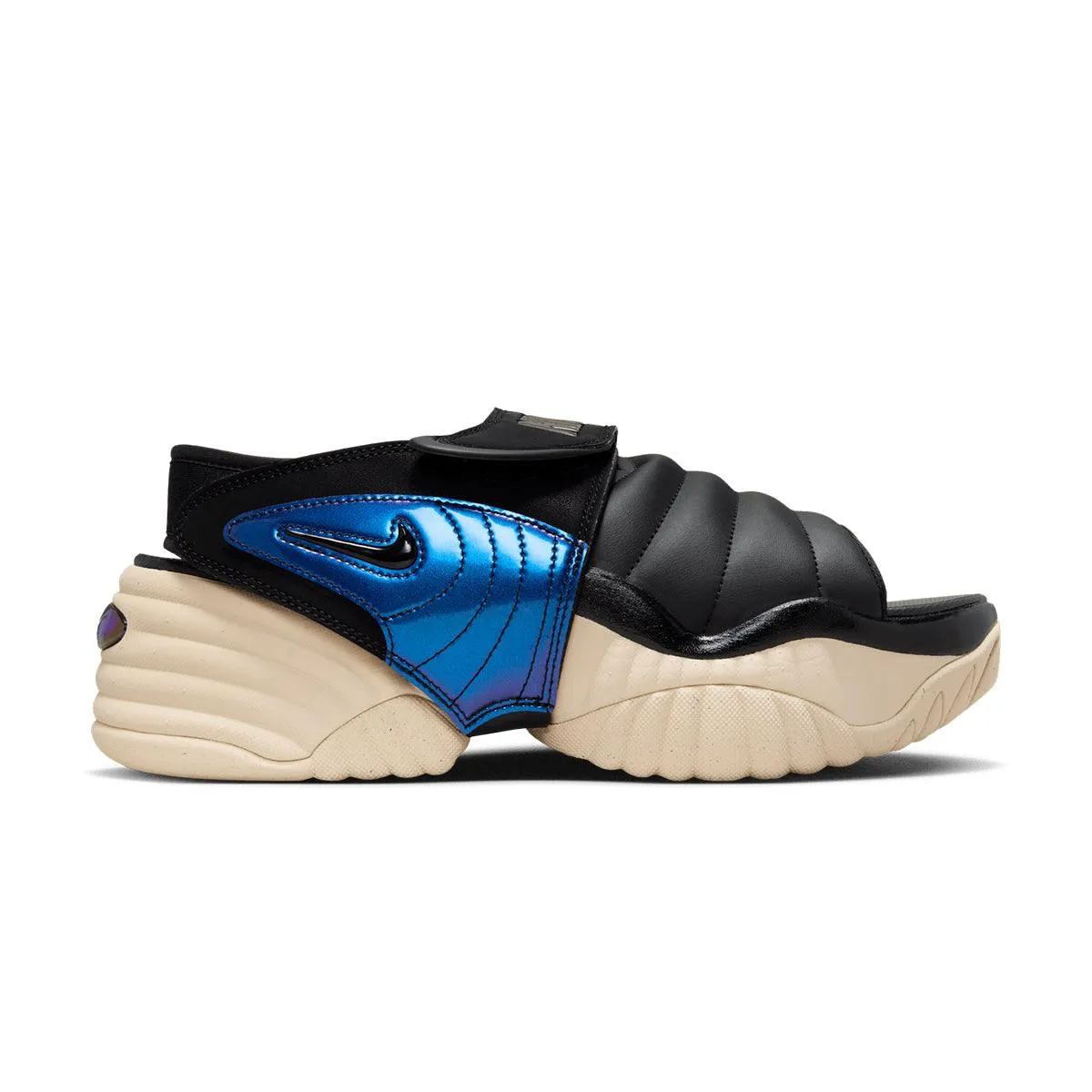 Wmns Air Adjust Force Sandal 'Black Vivid Purple' Supportive Core Active People Low Top