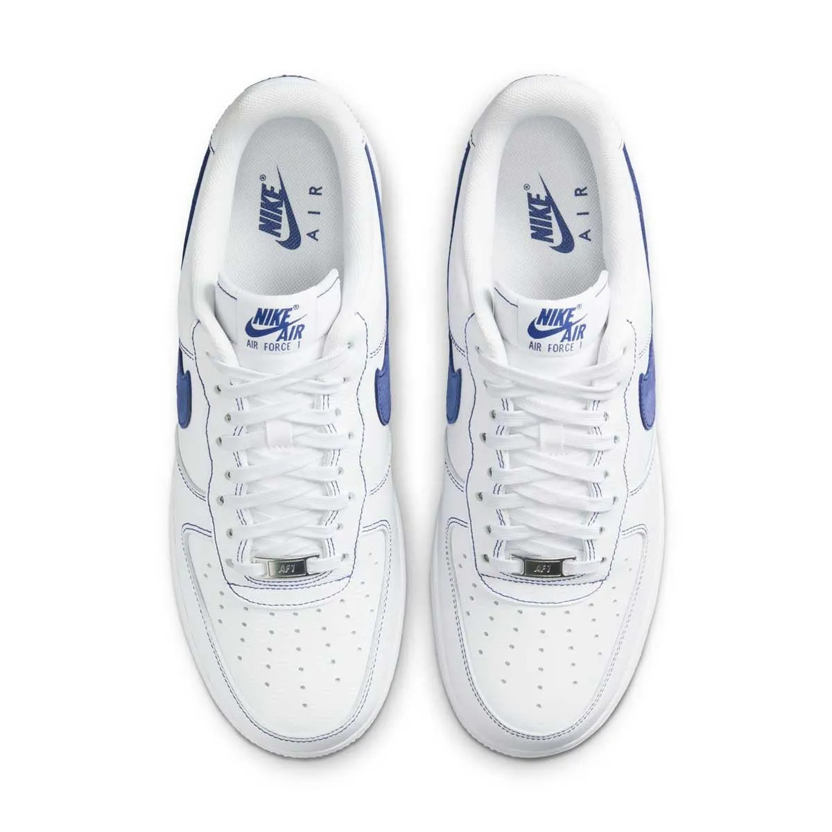 Air Force 1 '07 LV8 'White Deep Royal Blue' Deep Grip