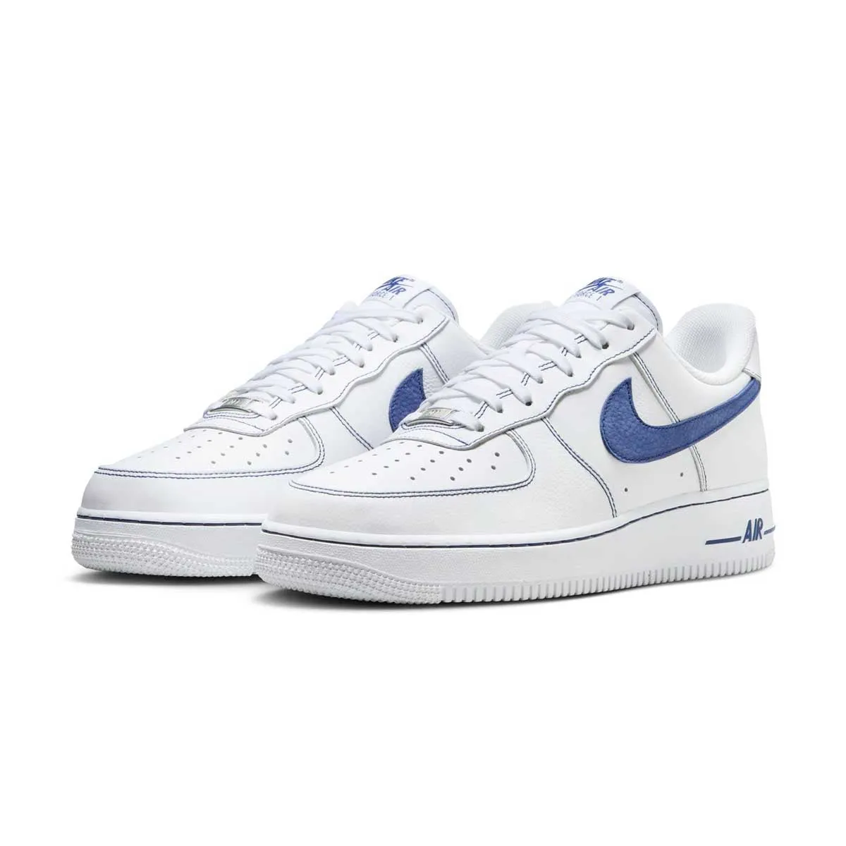 Stage Pop Padded Tongue Air Force 1 '07 LV8 'White Deep Royal Blue'