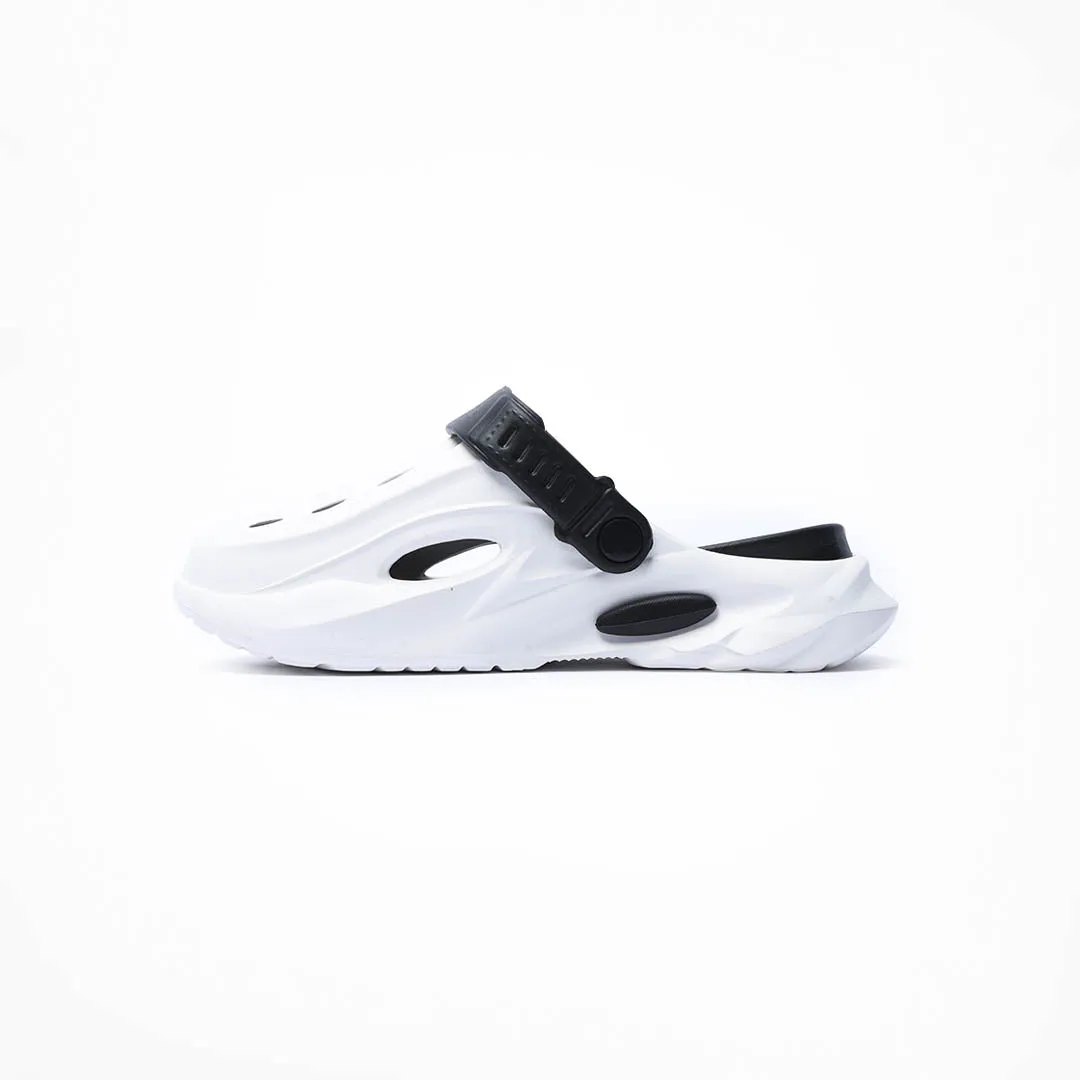 Modern Footwear Casual Slides Birdsoles - Kingfisher Clogs - White