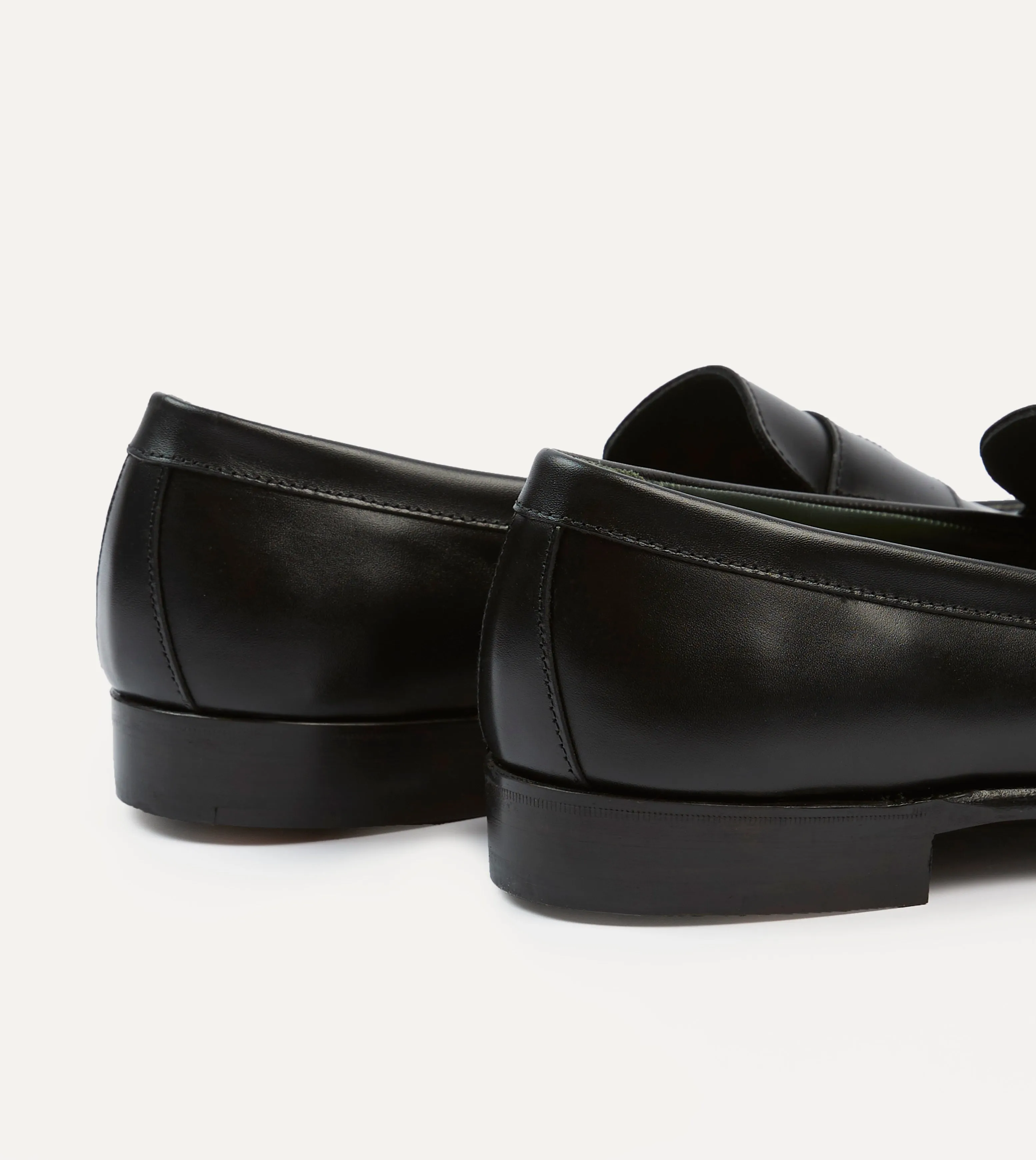 adults' choices Black Calf Leather Charles Mk II Goodyear Welted Penny Loafer