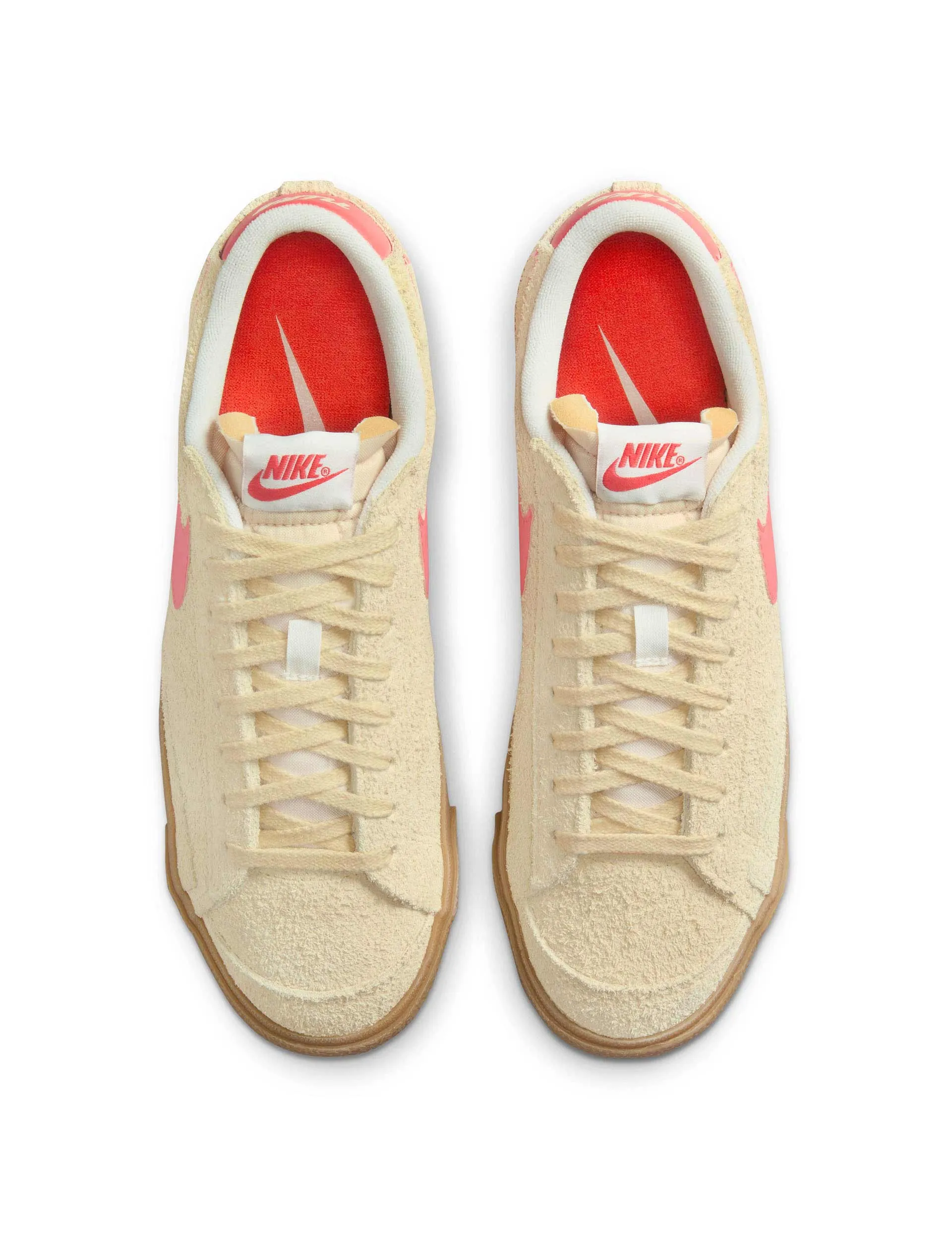 Slip   Resistant Pace Maker Blazer Low '77 Vintage Shoes - Alabaster/Magic Ember/Gum Light Brown
