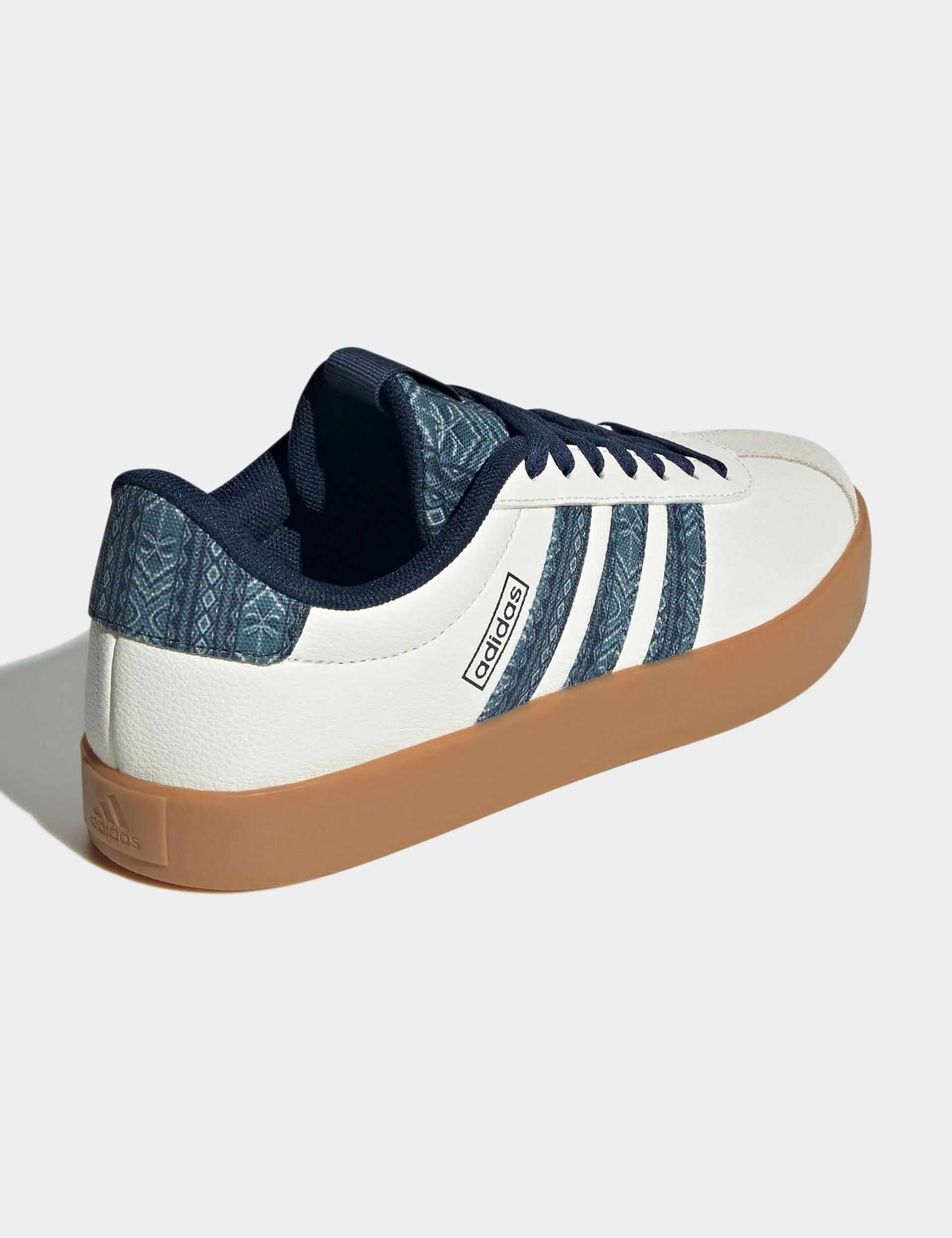 VL Court 3.0 Shoes - Off White/Night Indigo/Gum10 Refined Edge