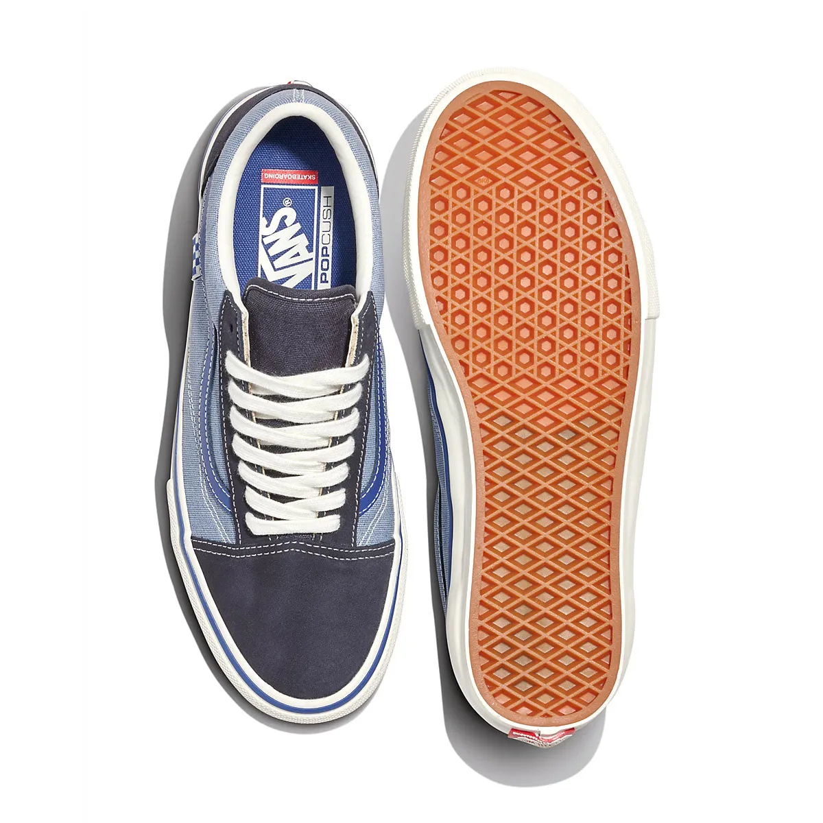   Elijah Berle Skate Old Skool 'Dusty Blue' Durable outsole Soft Cushioning