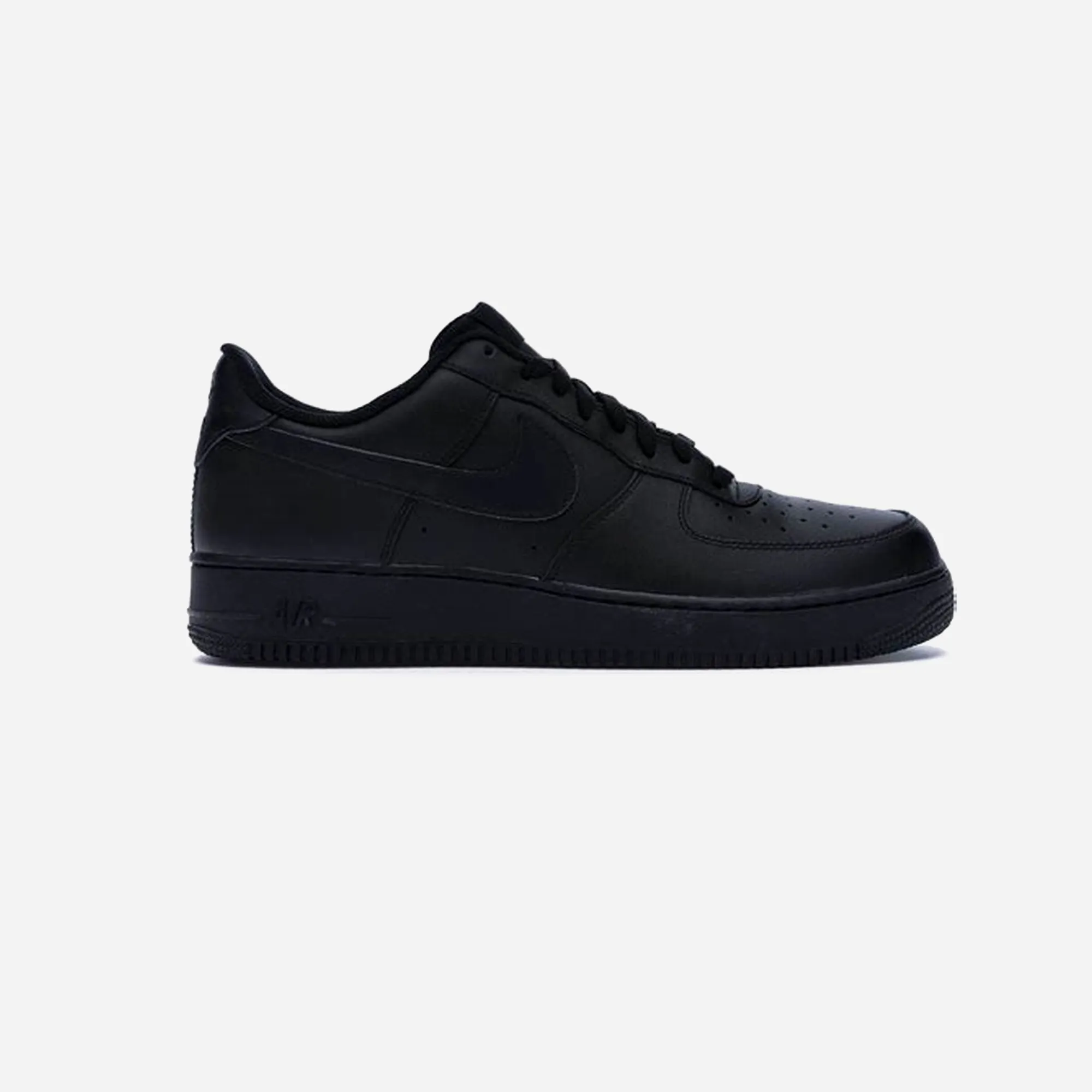Nike Air Force 1 Low Stussy Black Foot Shape