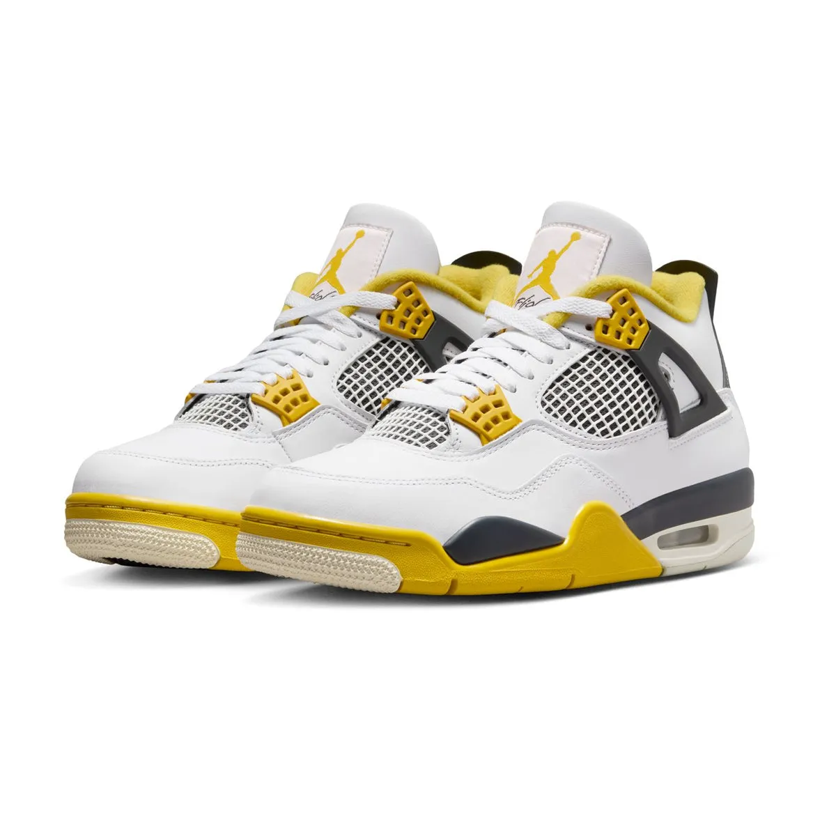 Shine Silver Flexible Fit City Adventure Wmns Air Jordan 4 'Vivid Sulfur'