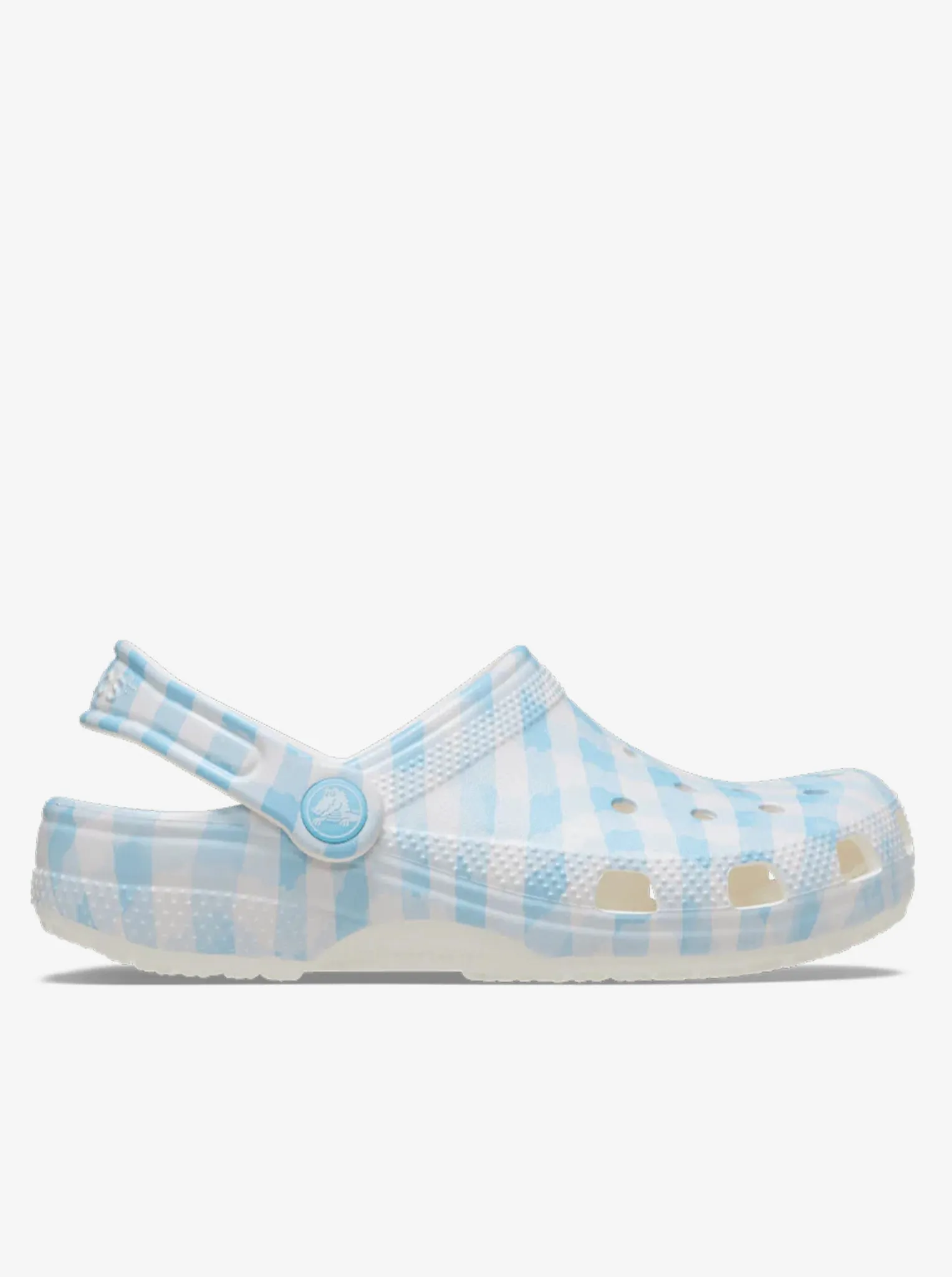 Classic Gingham Clog Unisex Reflective details Minimal Slide