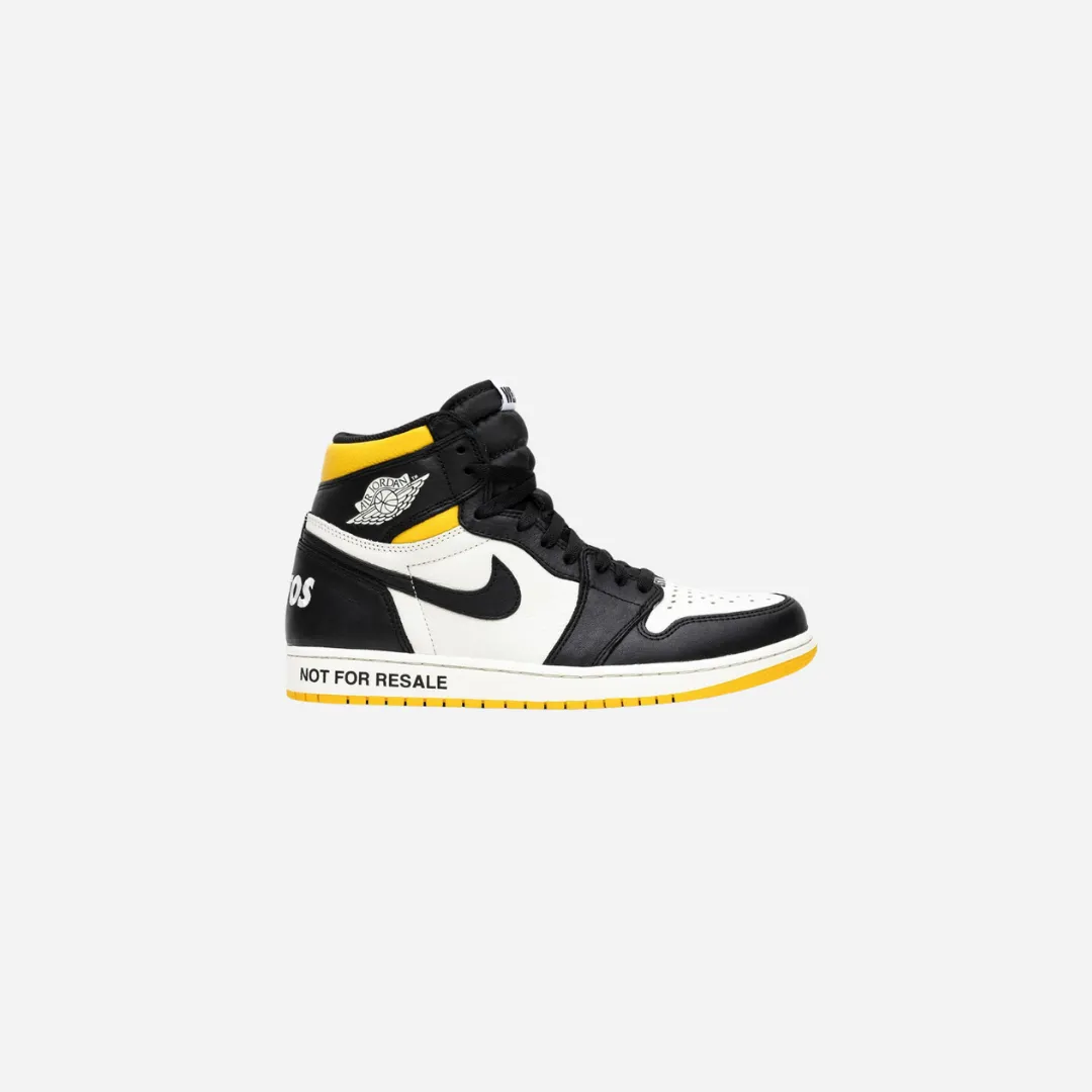 Light Reflective JORDAN 1 RETRO HIGH NOT FOR RESALE VARSITY MAIZE