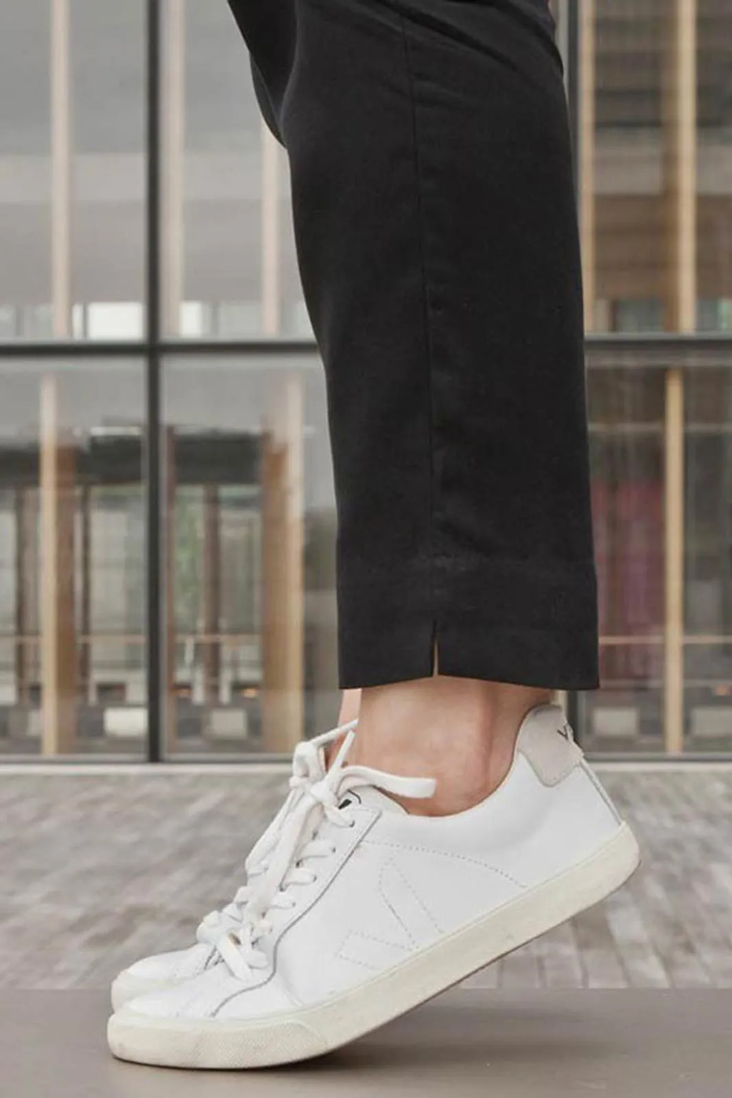 Esplar Leather - White Mid   Top