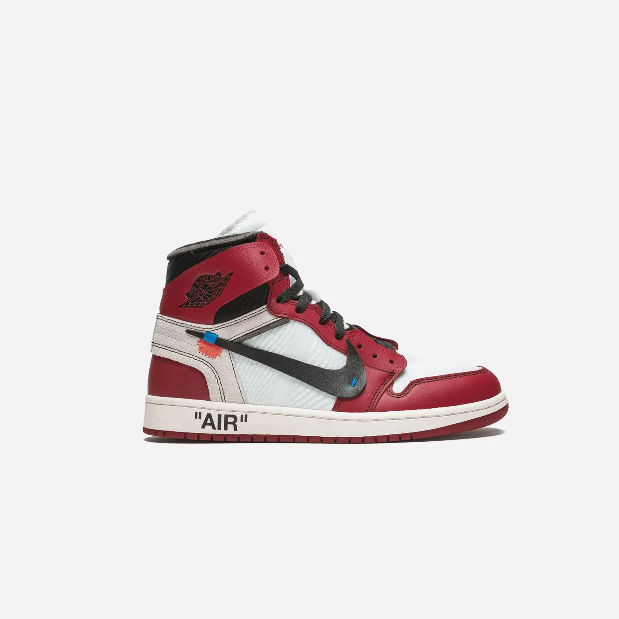 JORDAN 1 RETRO HIGH OFF-WHITE CHICAGO Thermo Regulating Fabric Soft Leather Finish