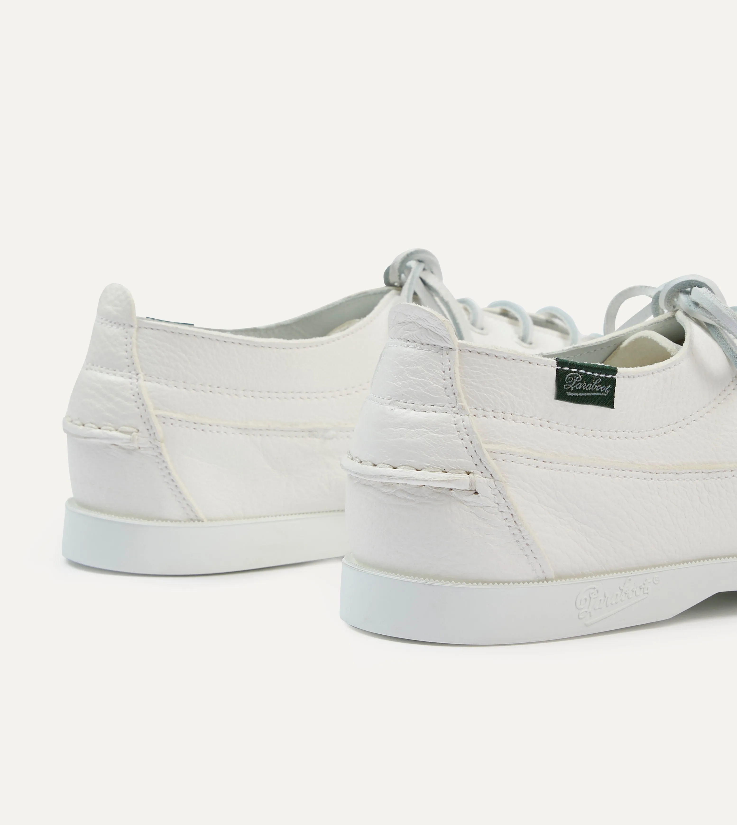 fashionistas' picks Paraboot Malibu Blanc Deer Leather Boat Shoe