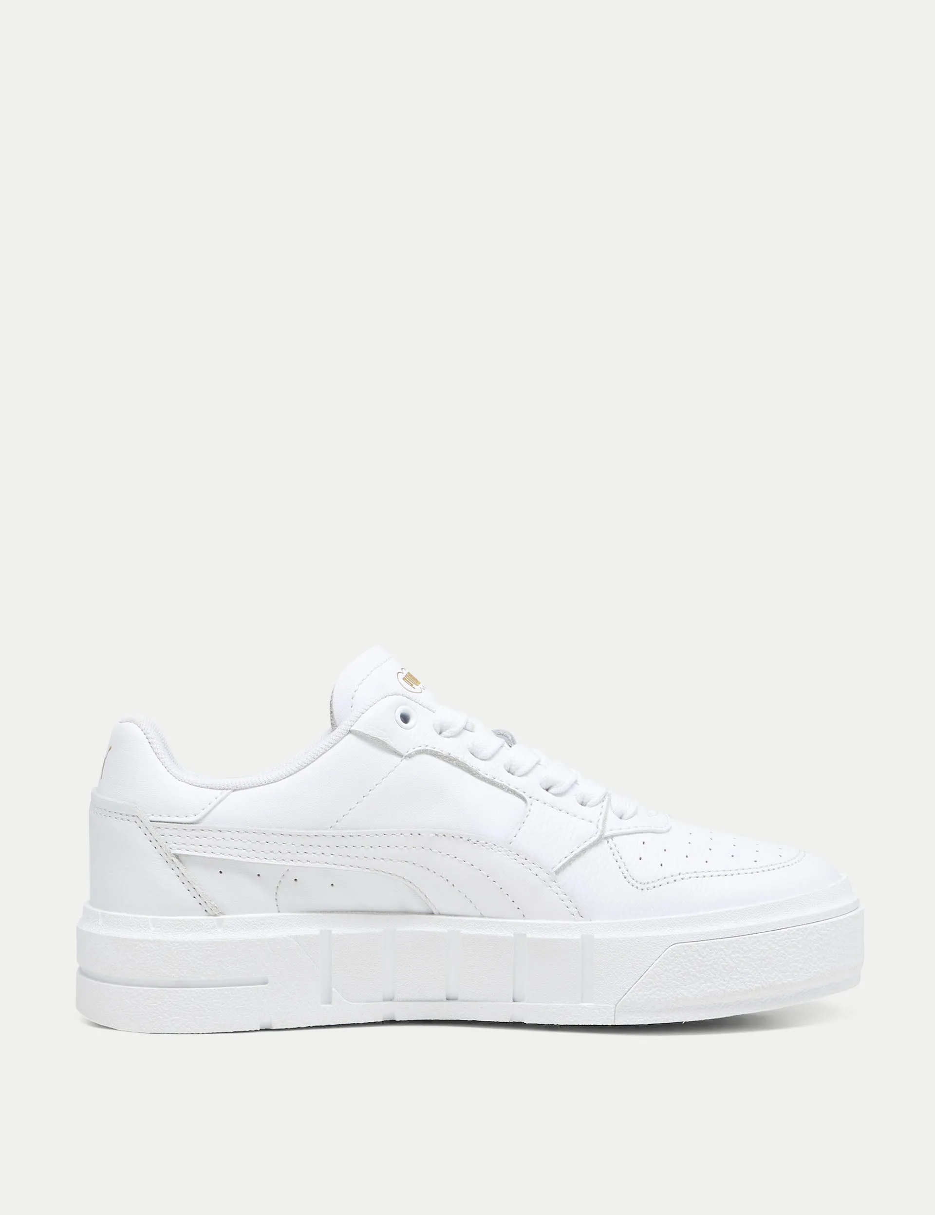 Sweat Control Cali Court Leather Sneakers - White