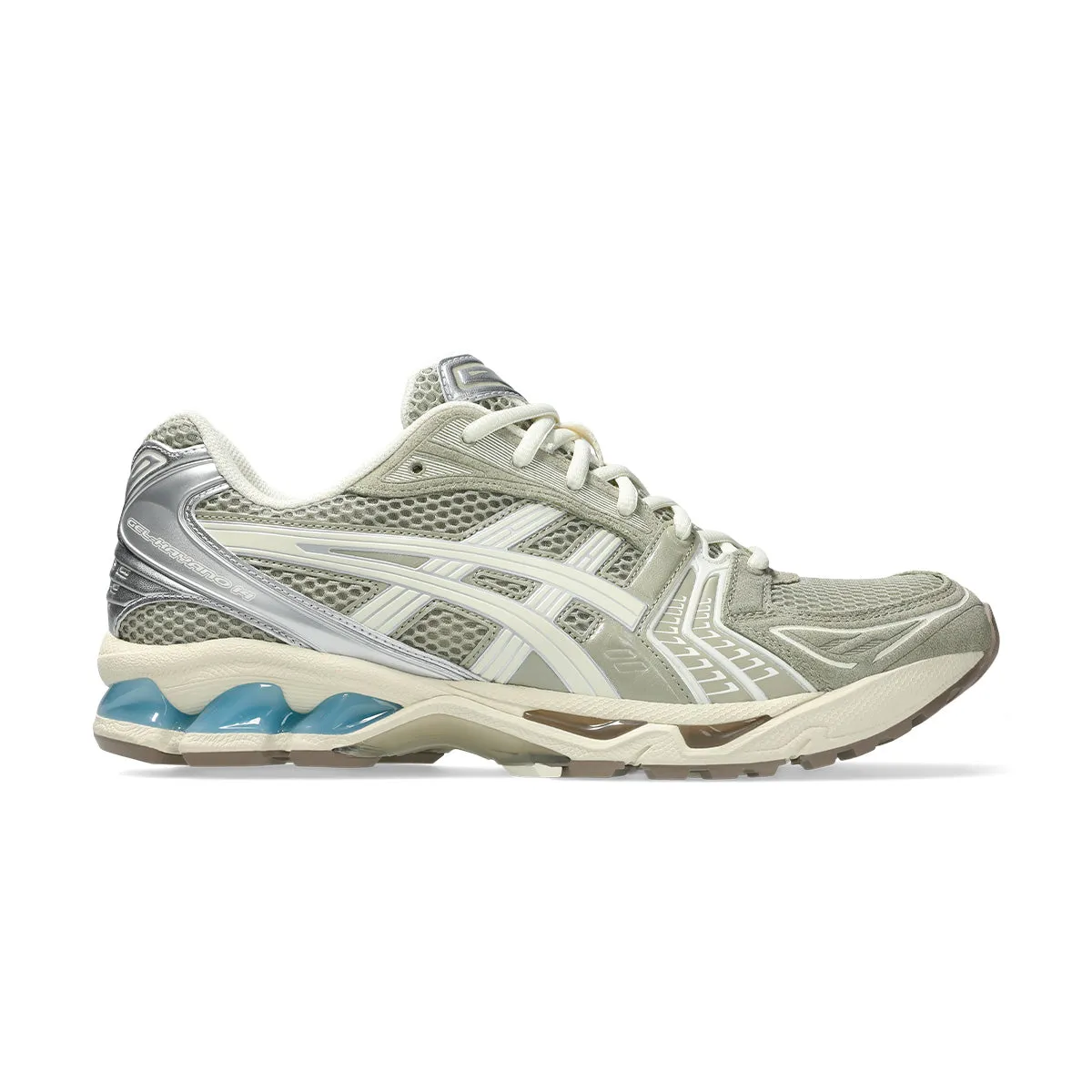 Ergonomic Wellness Seekers Heat Guard   Juliana Salazar GEL-Kayano 14 'Eucalyptus Vanilla Ice'