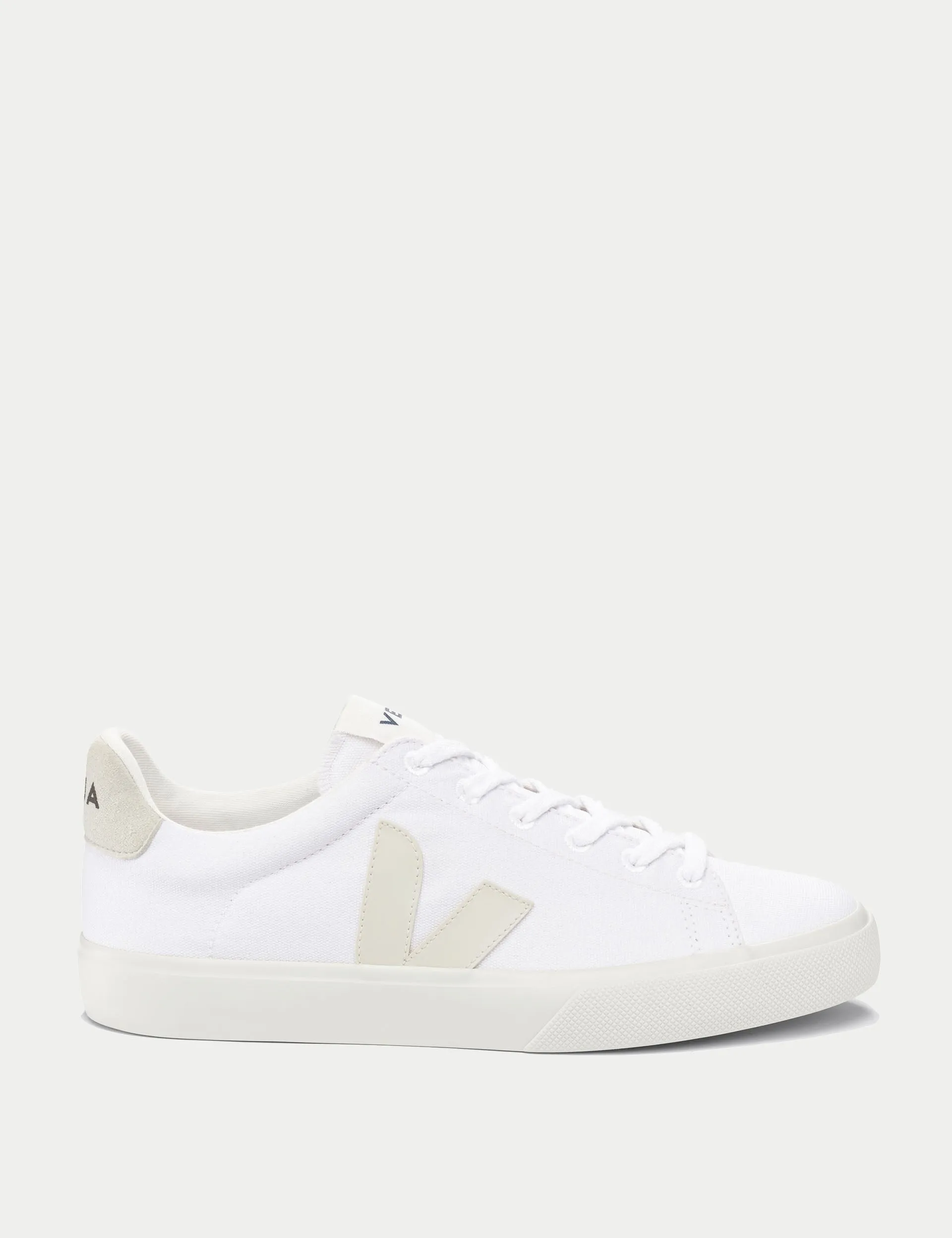 Stretchy sole Campo Canvas - White Pierre