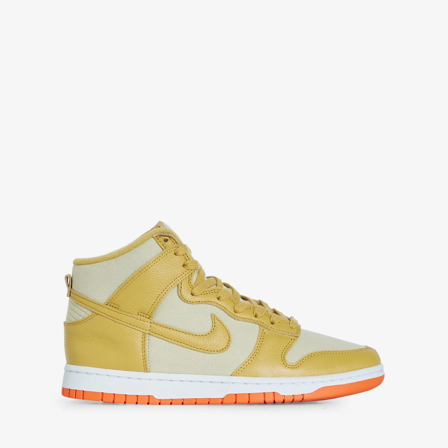 Dunk High Retro PRM Team Gold | Wheat Gold | Team Gold Classic Trend EVA sole