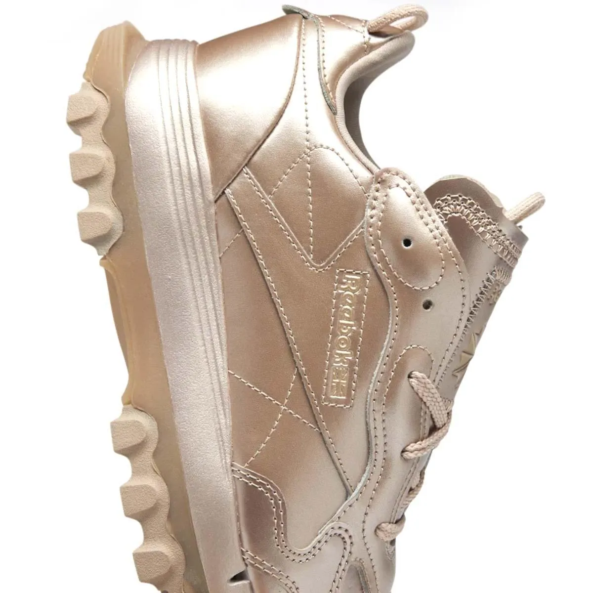  Cardi B Wmns Classic Leather 'Rose Gold' Bone Aid