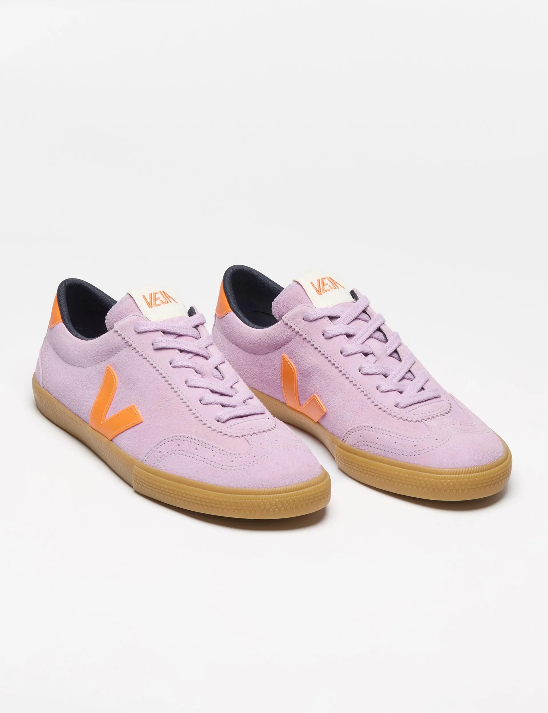 Volley Suede - Orchid Fury Natural Dual Layer Foam Walk Ease
