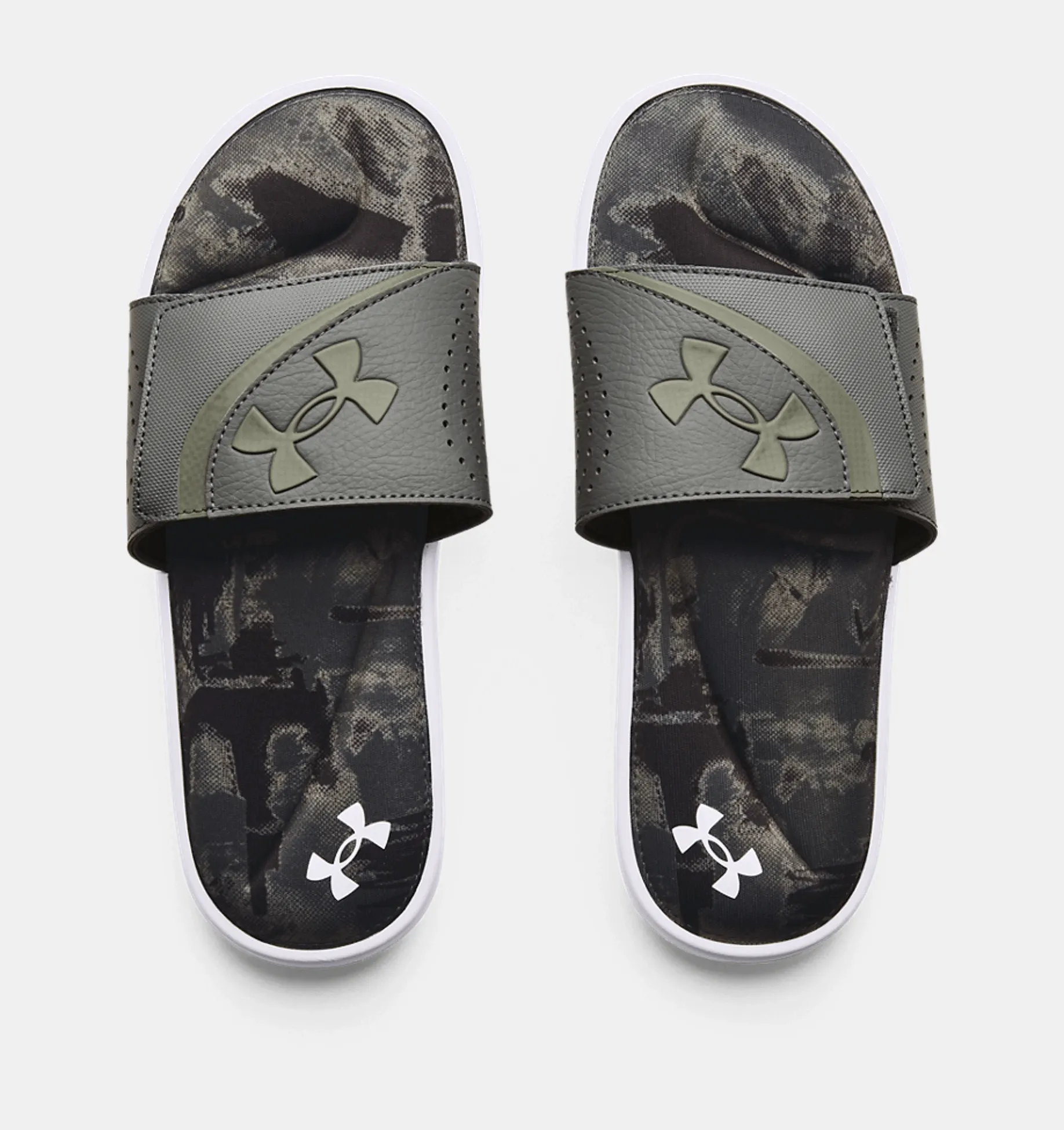 Under Armour Ignite VI Graphic Strap Slides - 3024451 Breathable Lining