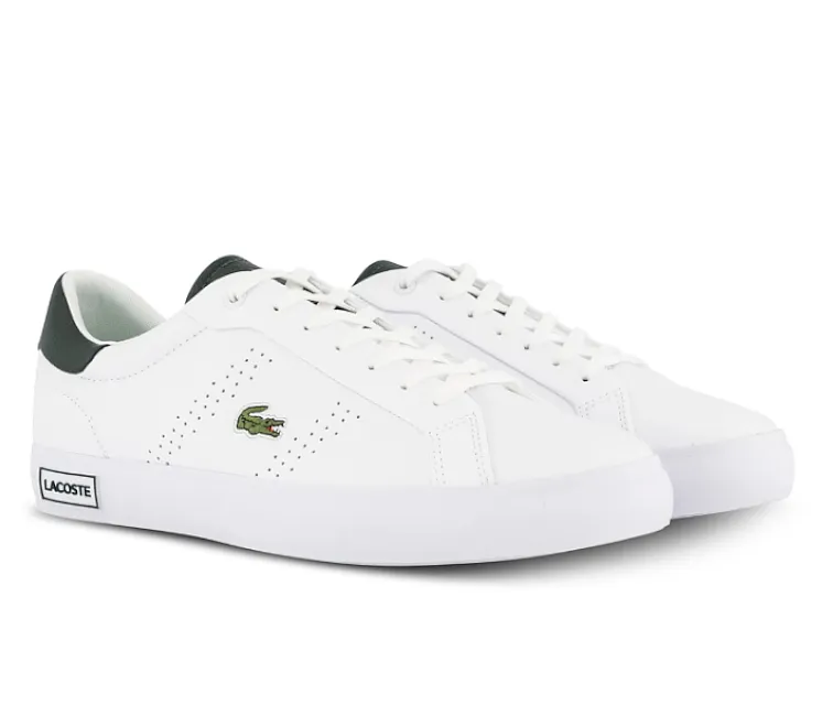 Soft Touch Men's Lacoste Powercourt 2.0 123 1 SMA (White/Dark Green)