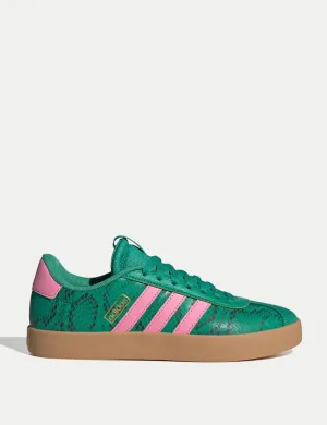 durable soles VL Court 3.0 Shoes - Court Green/Bliss Pink/Gold Metallic