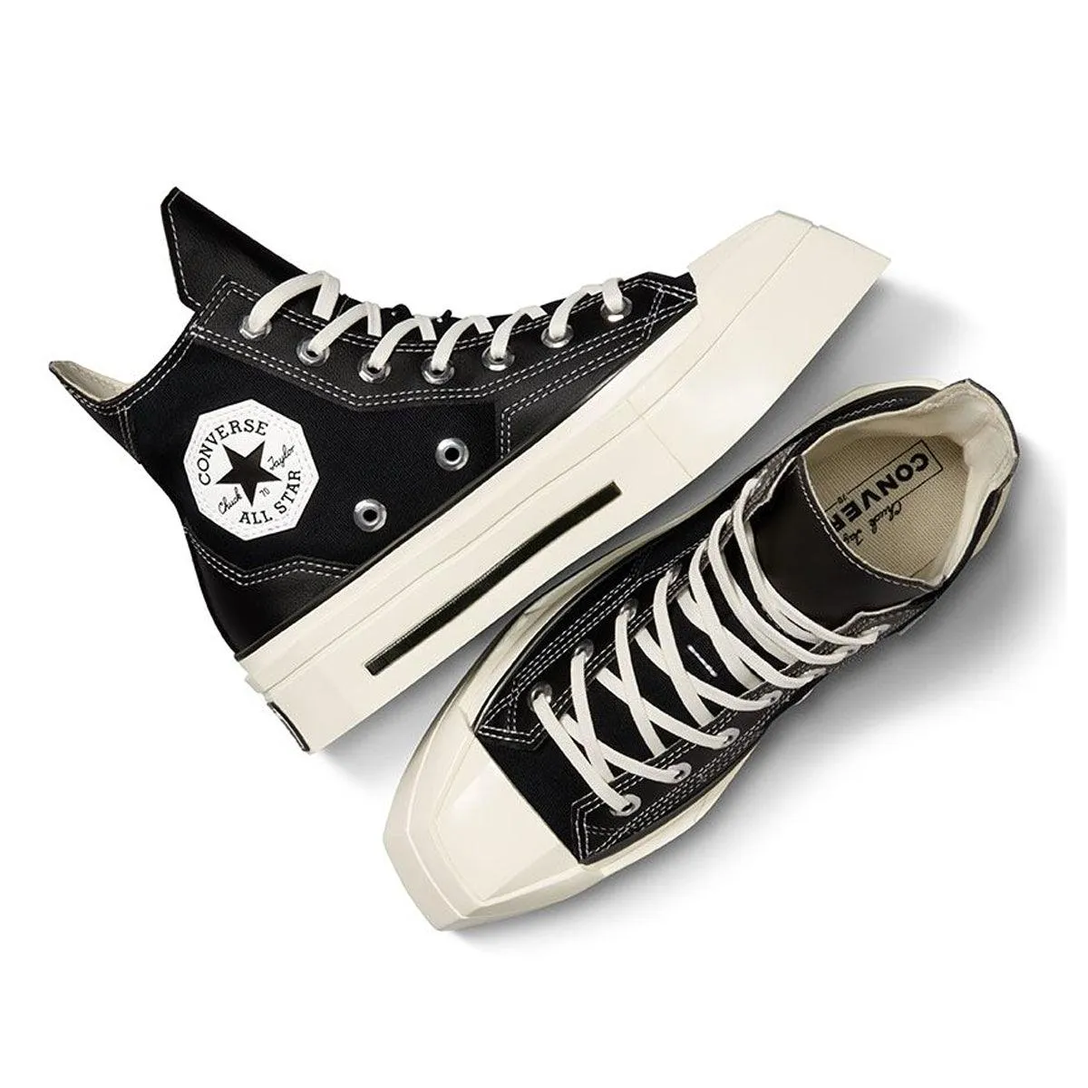 Chuck 70 De Luxe Squared 'Black' Padded Tongue