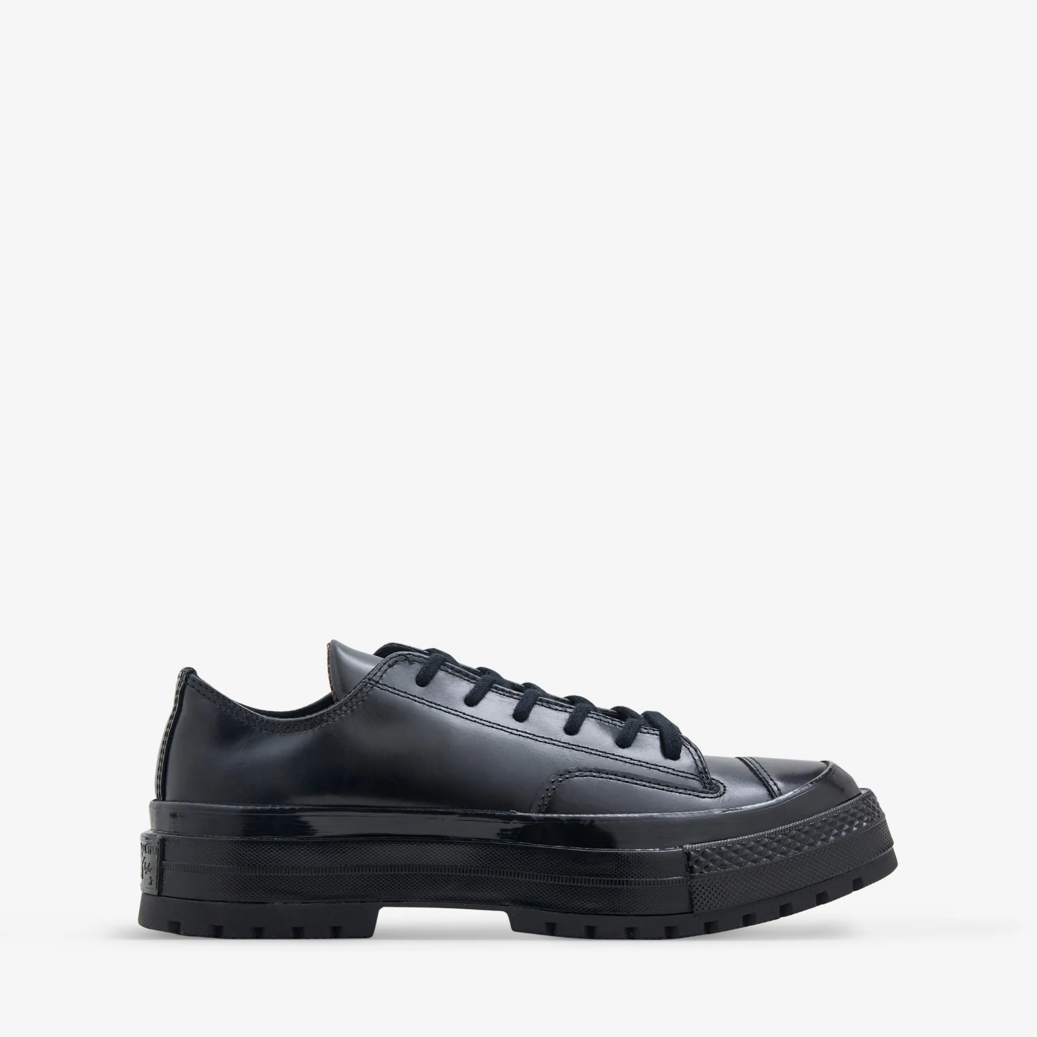 Chuck '70 Formal Leather Low Black Versatile Design Movement Ease